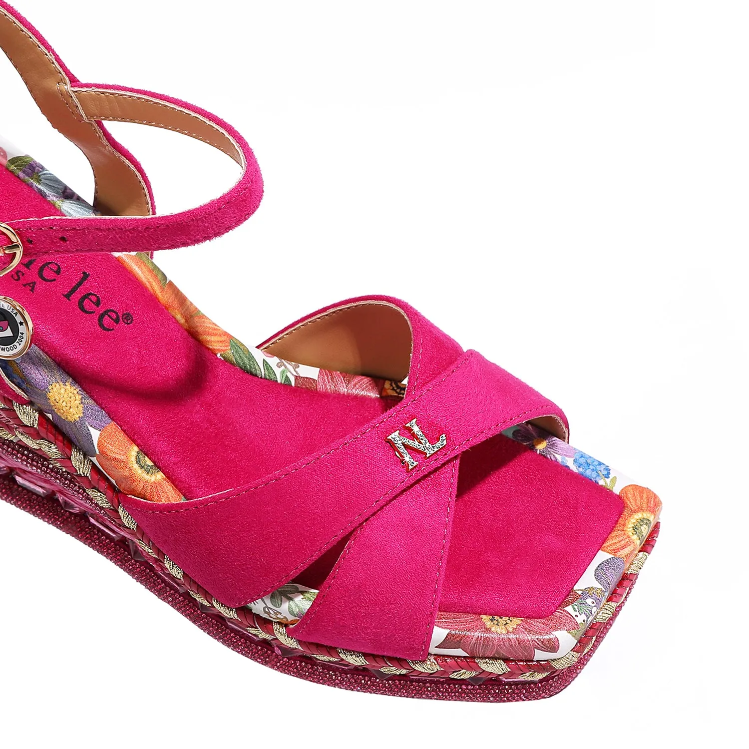 BONNIE ESPADRILLE WEDGE SANDAL breathable foot