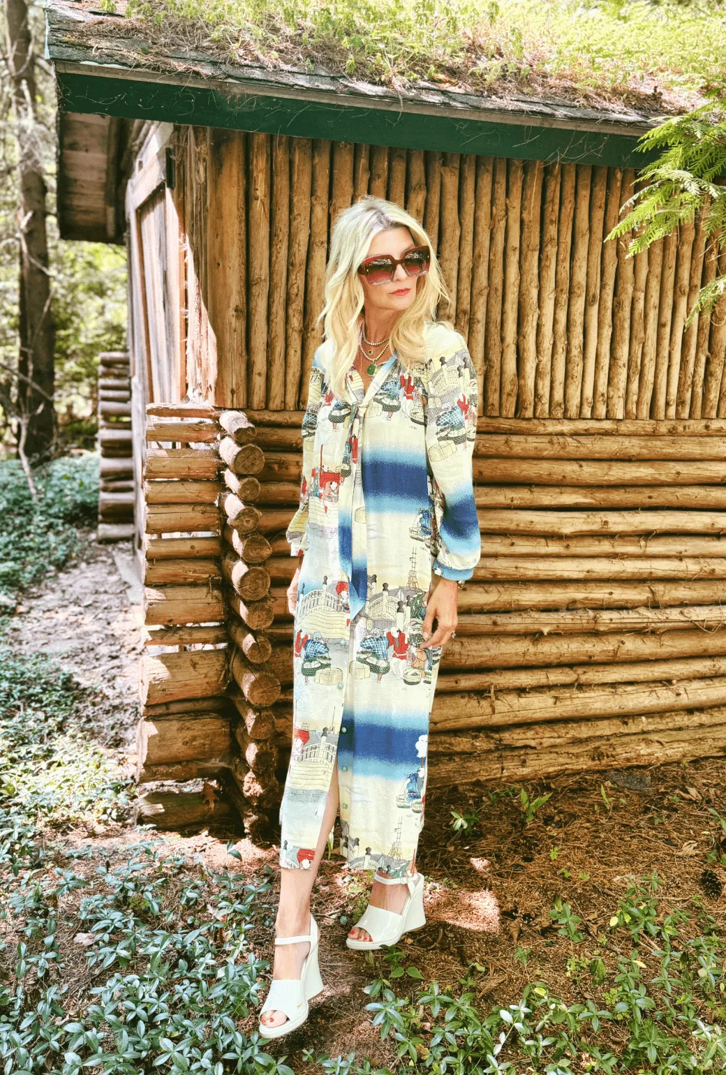 Bow Housecoat - Fishtown effortless look