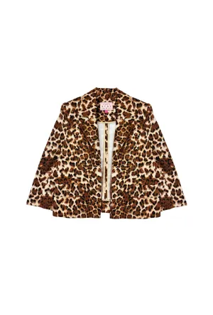 Boxy Blazer - Cheetah bold flow