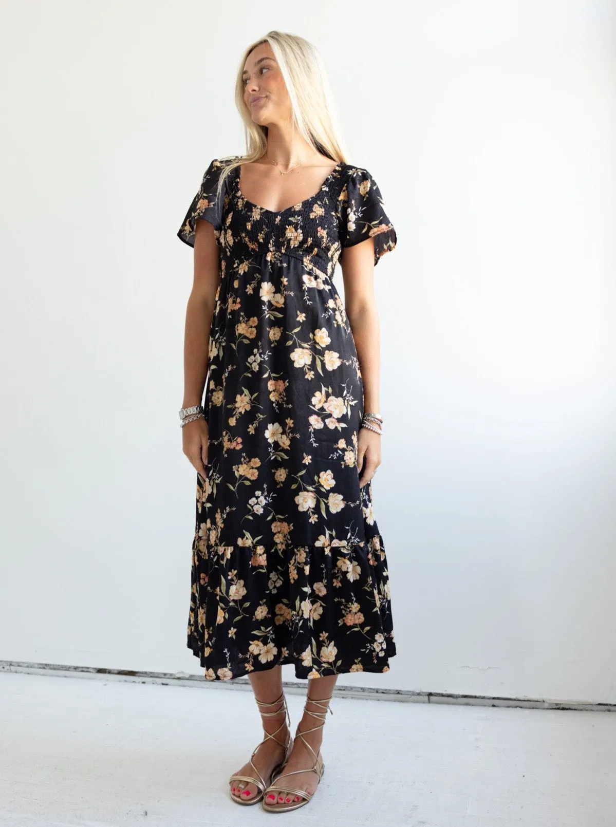 Bree Floral Maxi timeless fit