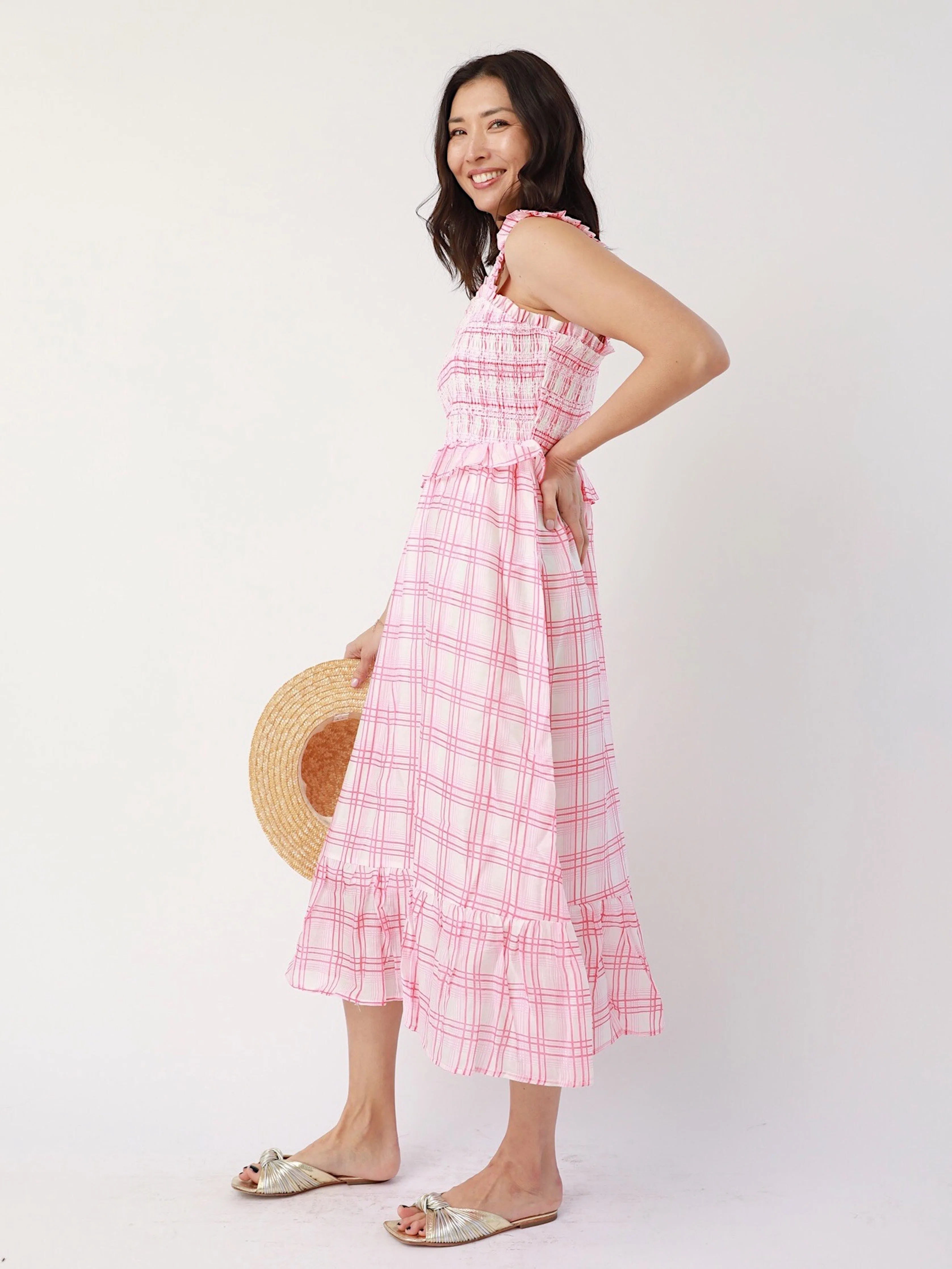 Briar Plaid Midi soft glam