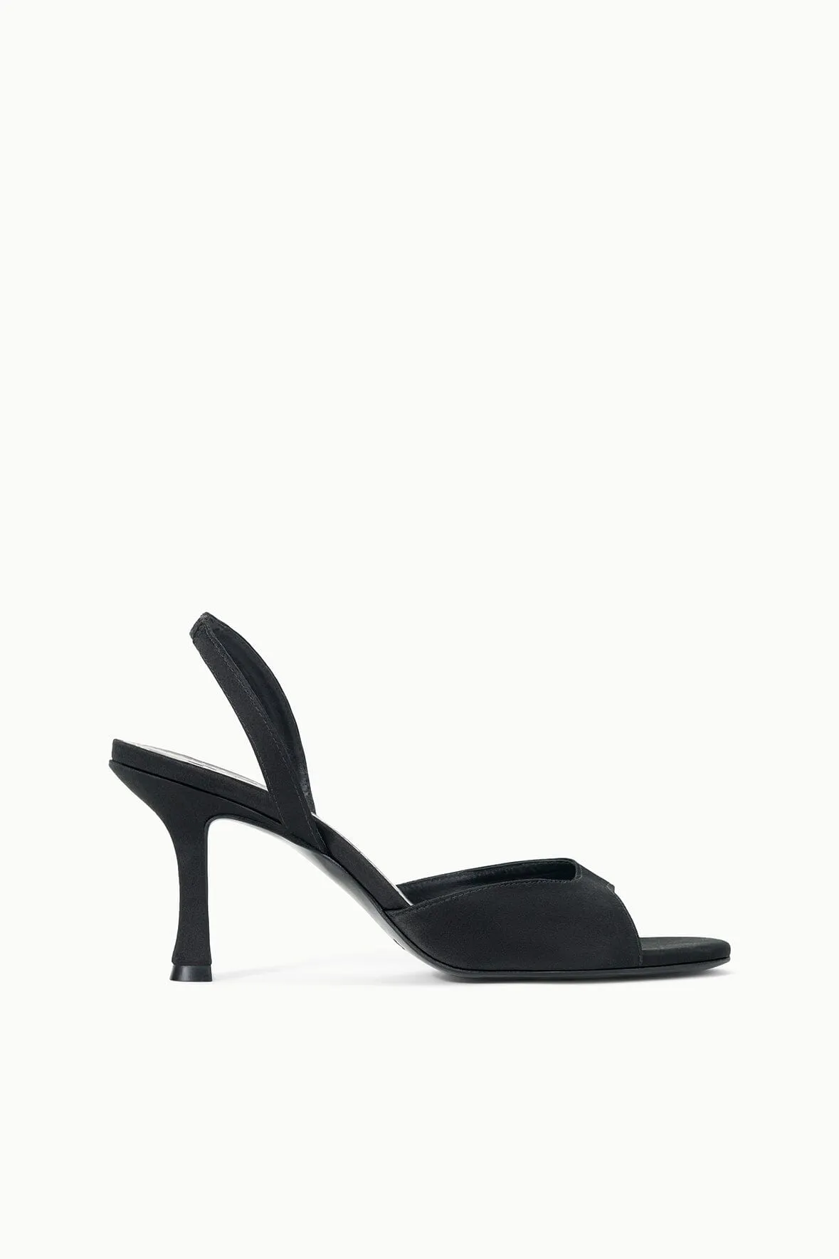 BRIGITTE HEEL | BLACK SATIN mood booster