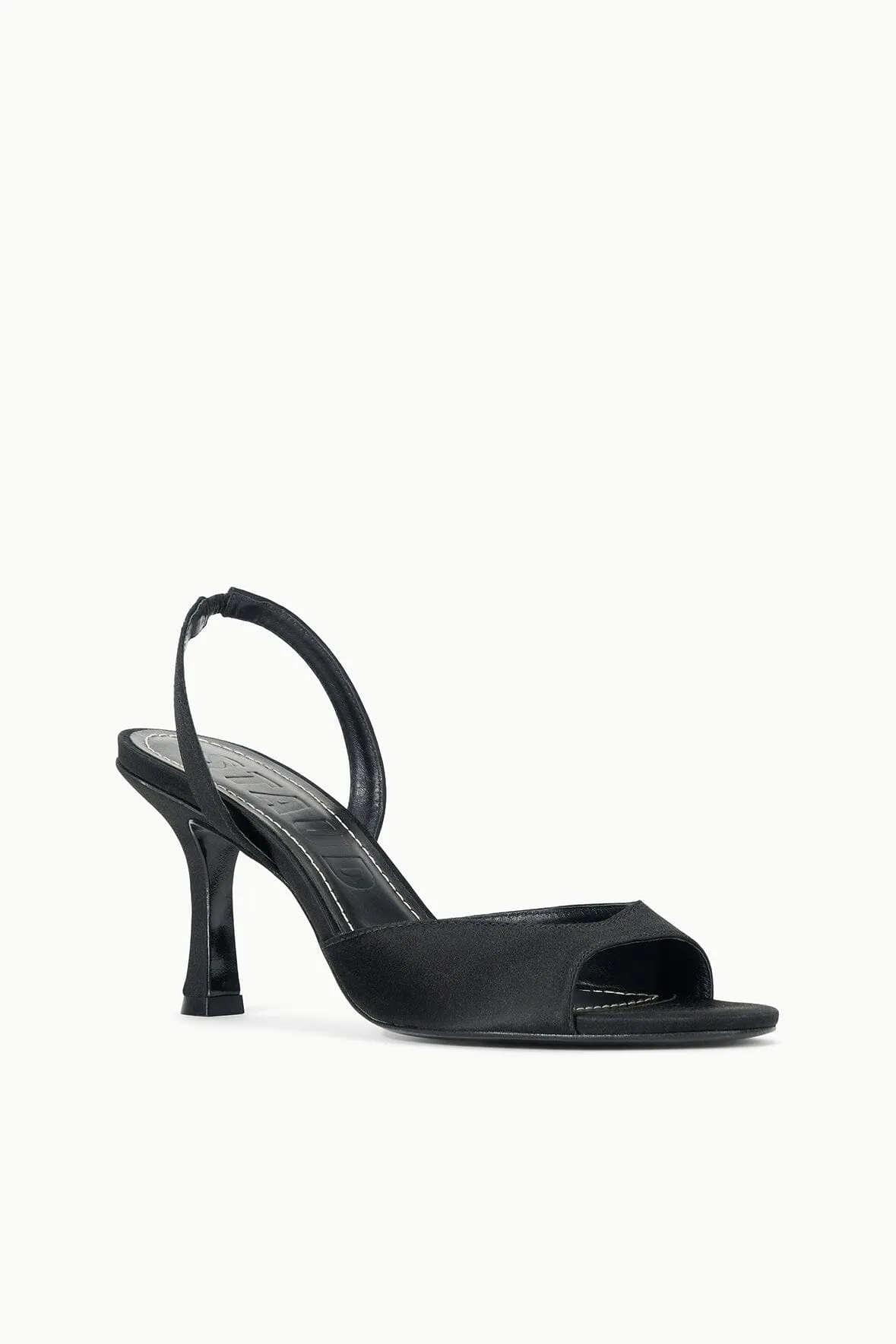 BRIGITTE HEEL | BLACK SATIN date night