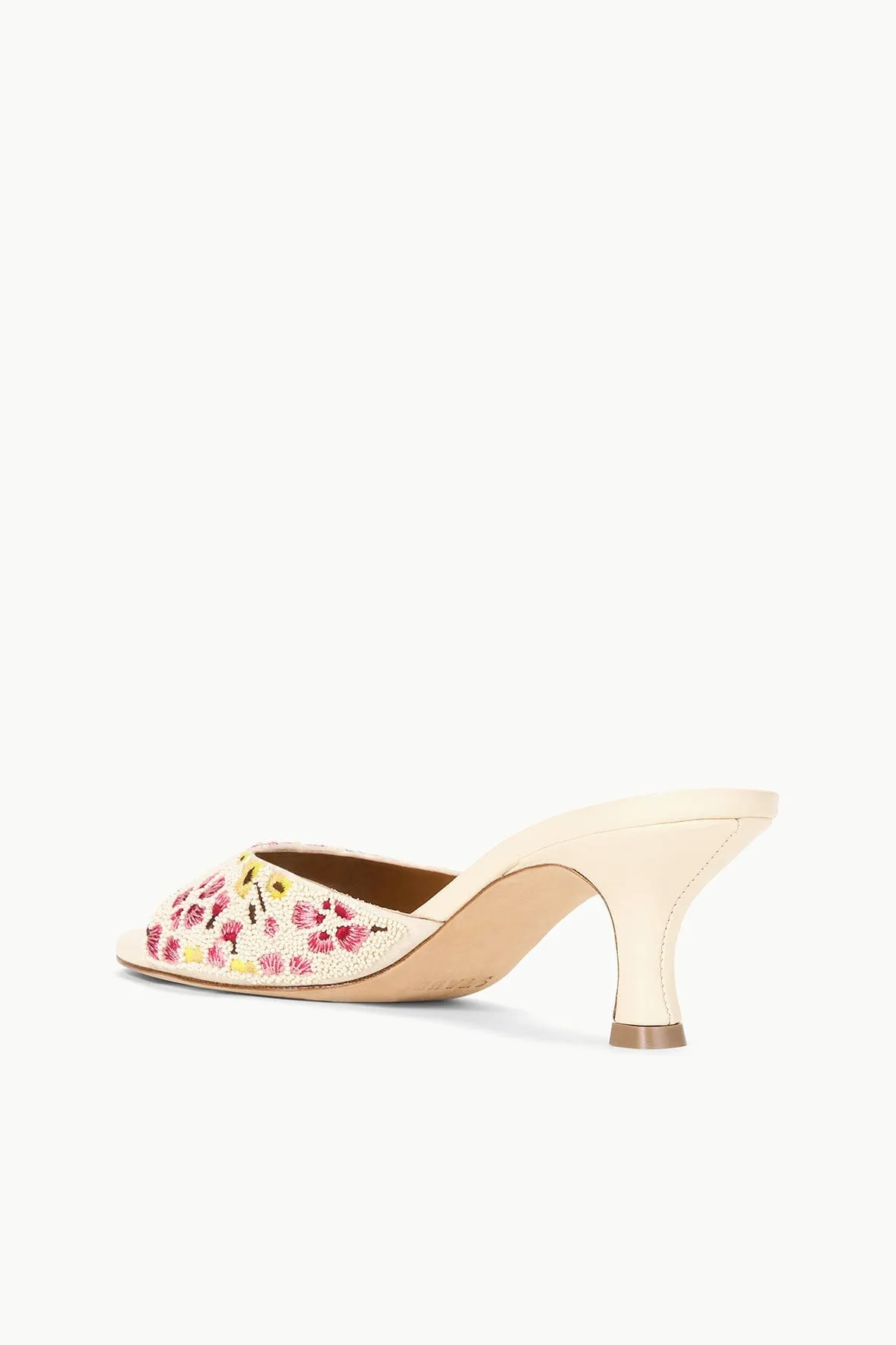BRIGITTE MULE | BEADED BLOSSOM FLORAL velvet feel