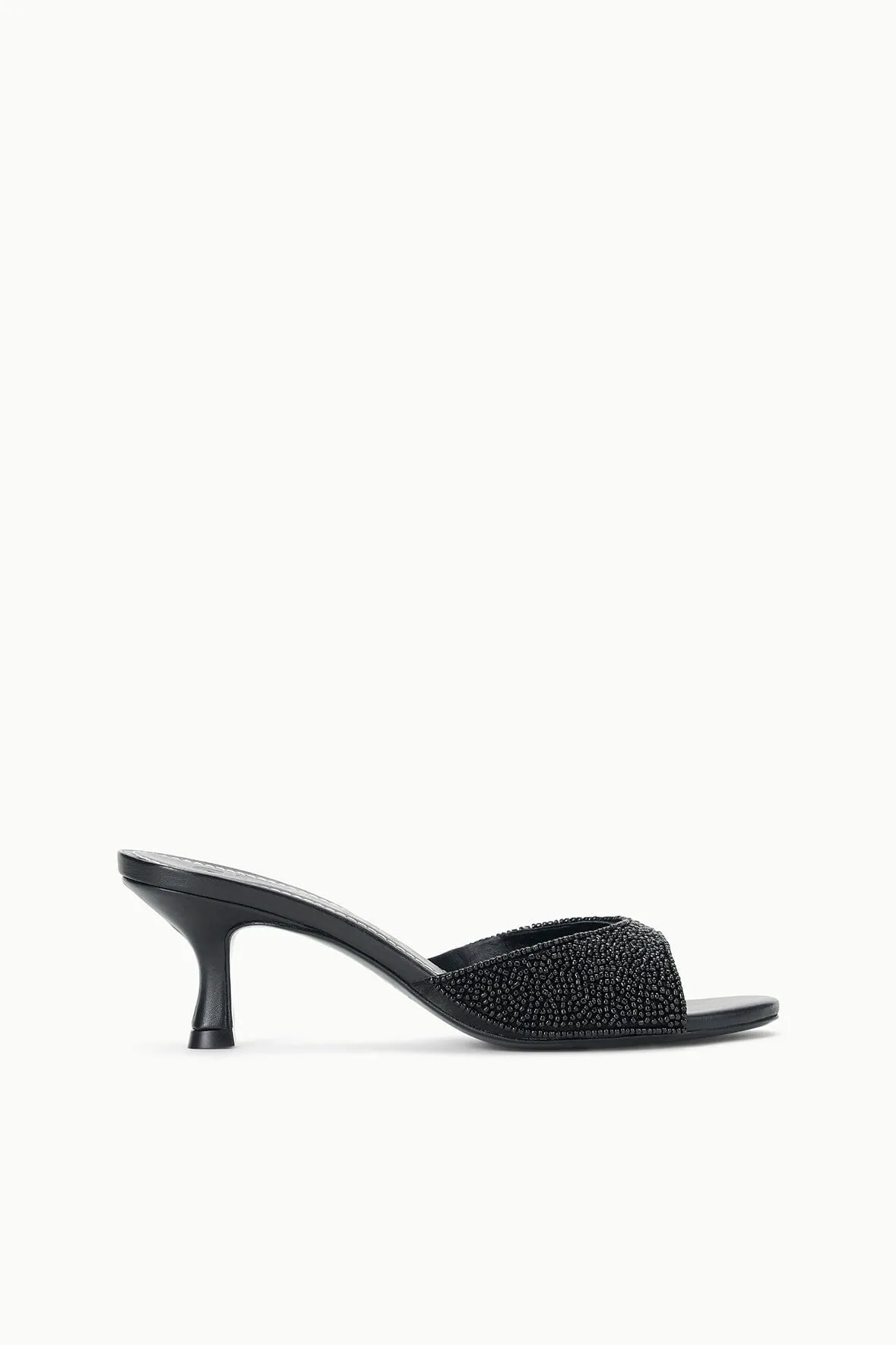 BRIGITTE MULE | BLACK BEADED eye catching