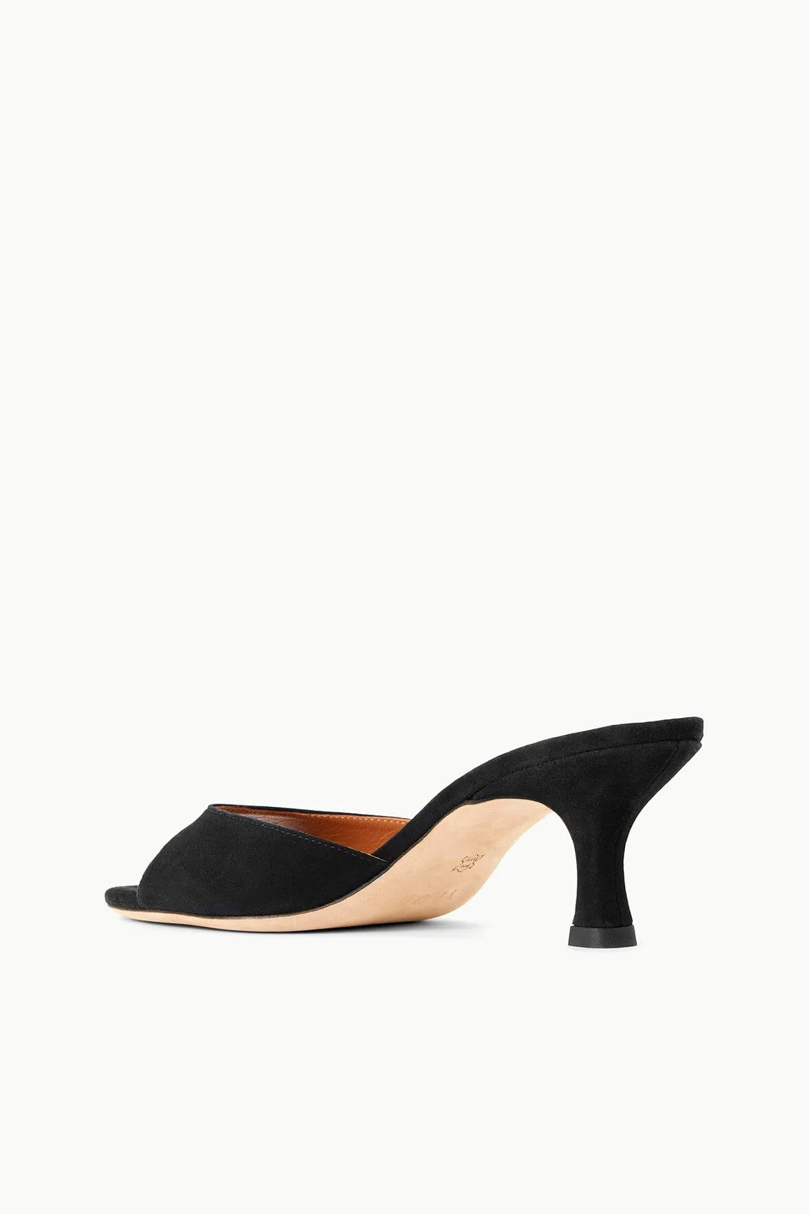 BRIGITTE MULE | BLACK SUEDE lightweight step