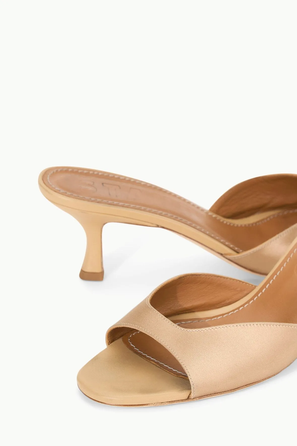 BRIGITTE MULE | CAMEL SATIN minimalist luxe
