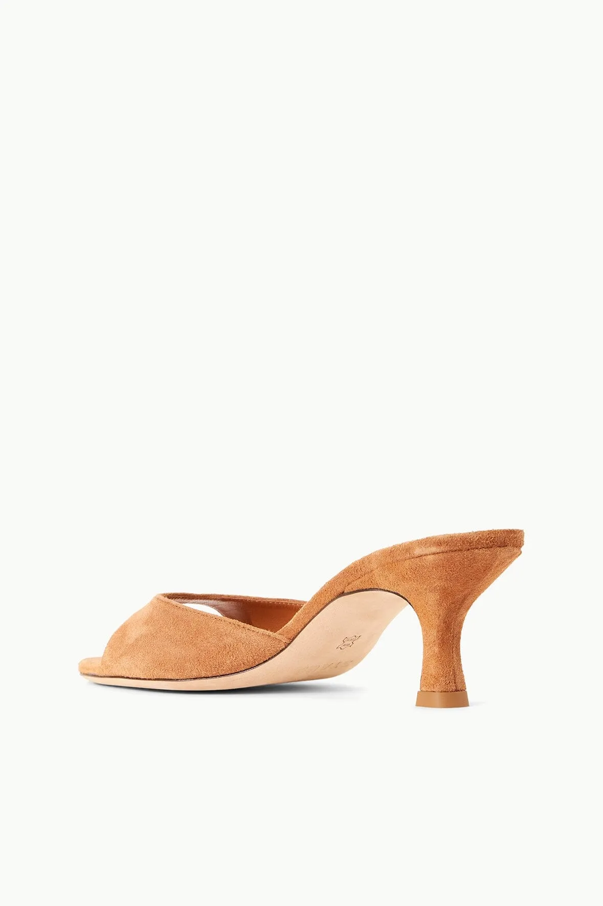 BRIGITTE MULE | TAN SUEDE slip resistant