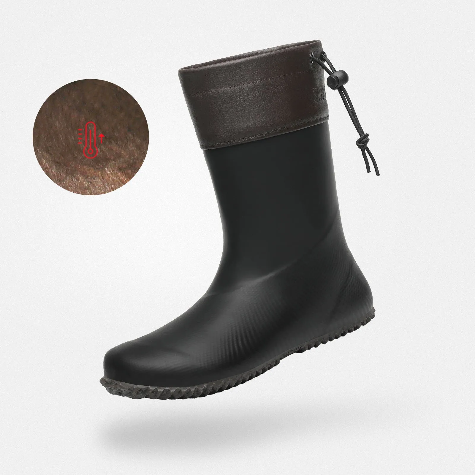 Brisk  - Barefoot Rain Boots classic touch