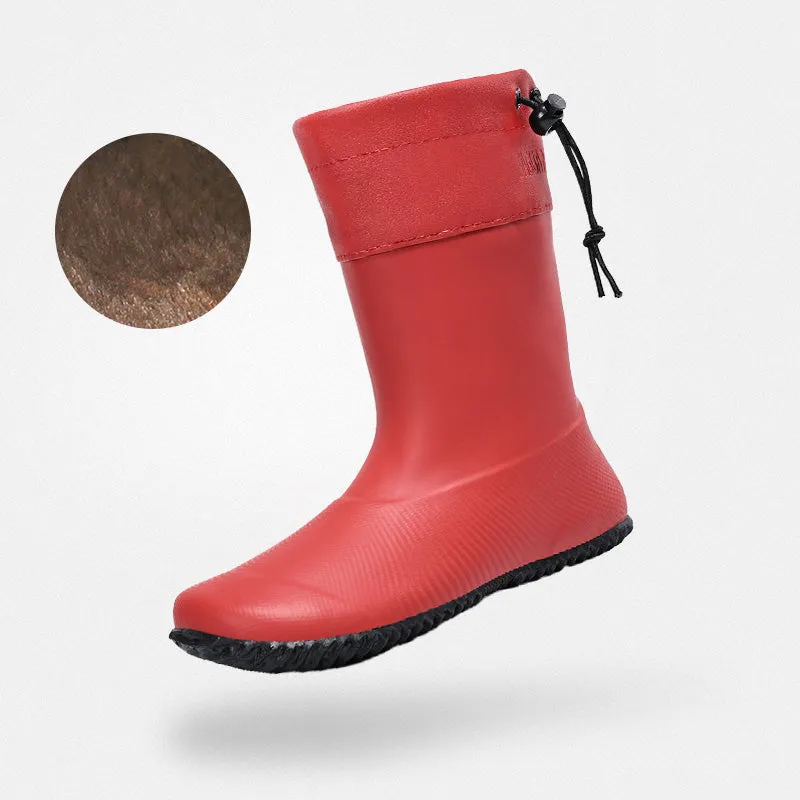 Brisk  - Barefoot Rain Boots harsh terrain