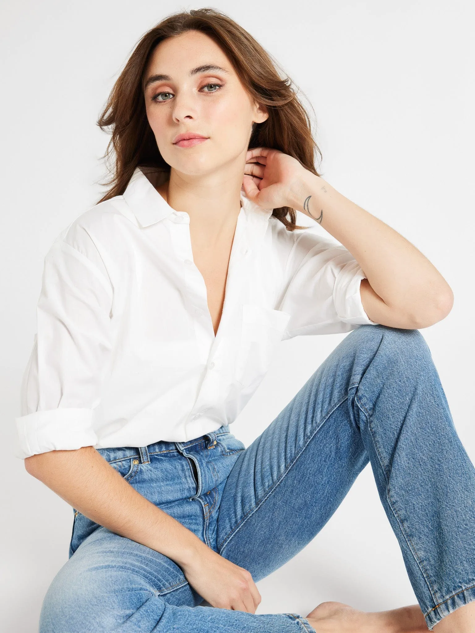Brooke Mid Rise Slim Fit Jean in Montecito active lifestyle