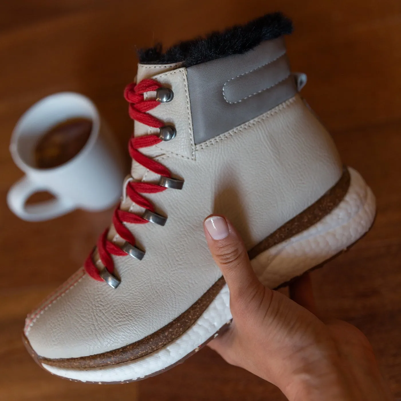 BUCKLY in KHAKI Sneaker Boots Outdoor gear