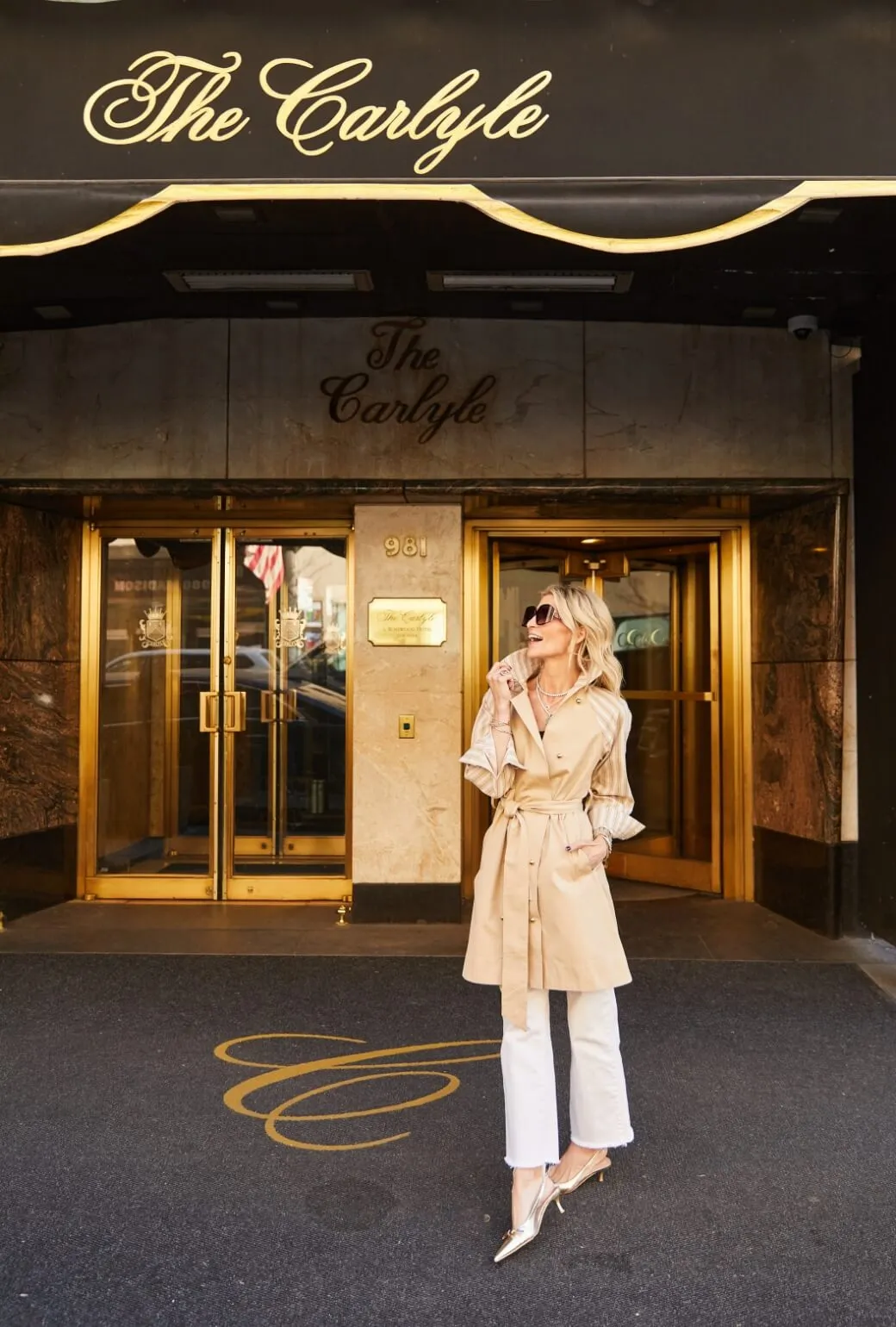 Buru x Kristin Kennedy Le Contrast Trench MIDI - Khaki Duet fast city
