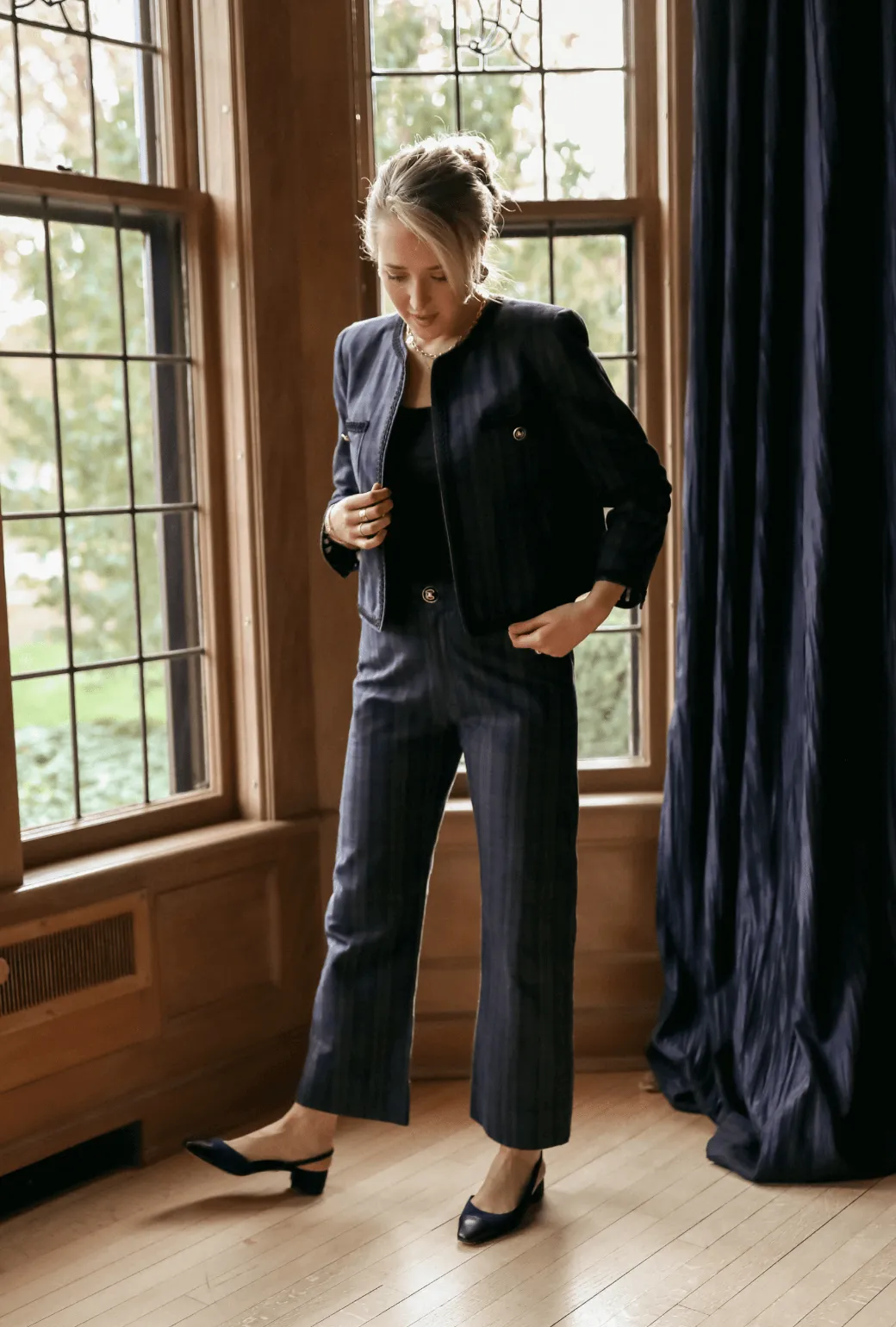 BURU x Mary Orton Everyday Blazer - Blackwatch flexible wear