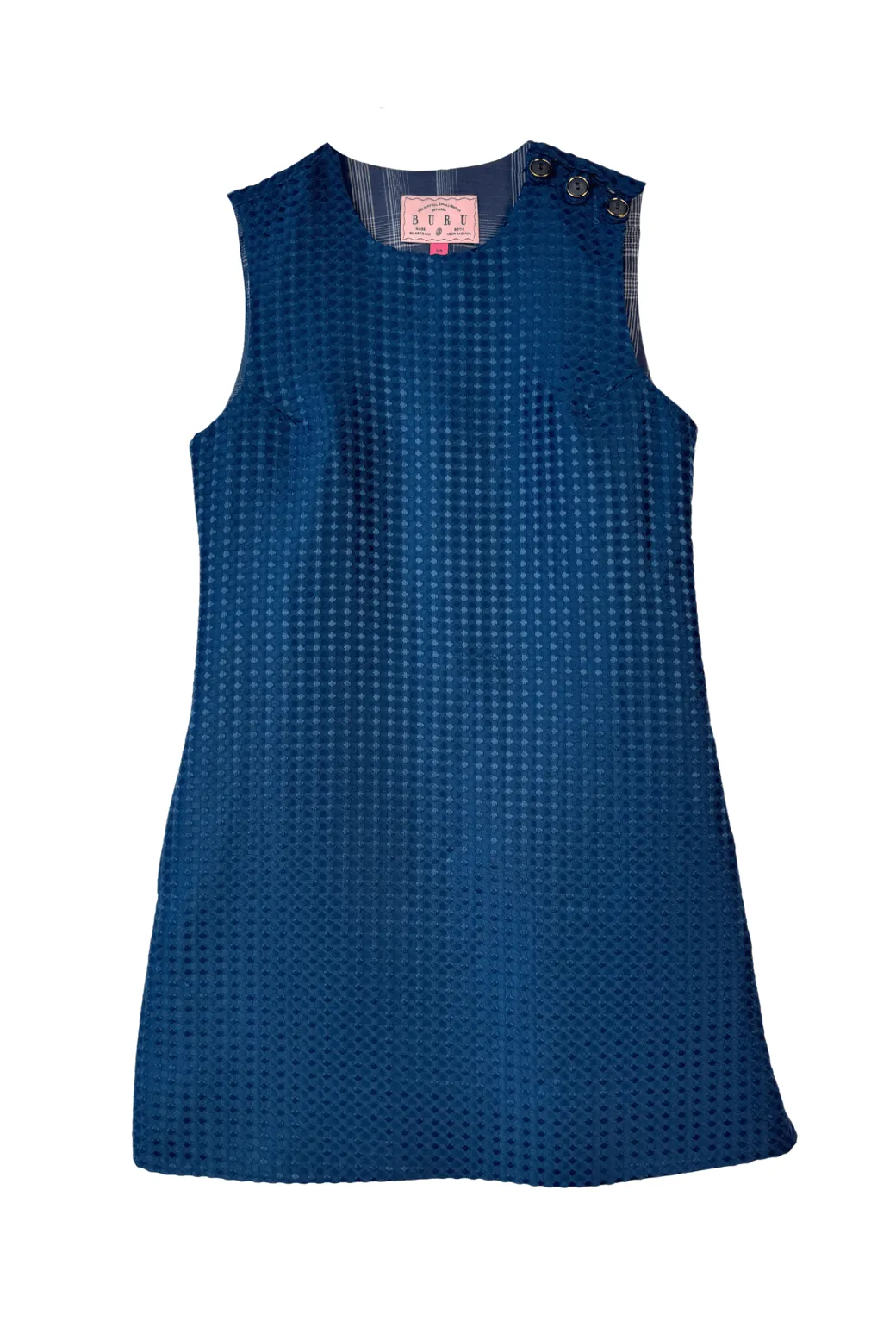 Buru x Megan Stokes Jackie Dress - Chelsea Blue Dot weekend mode