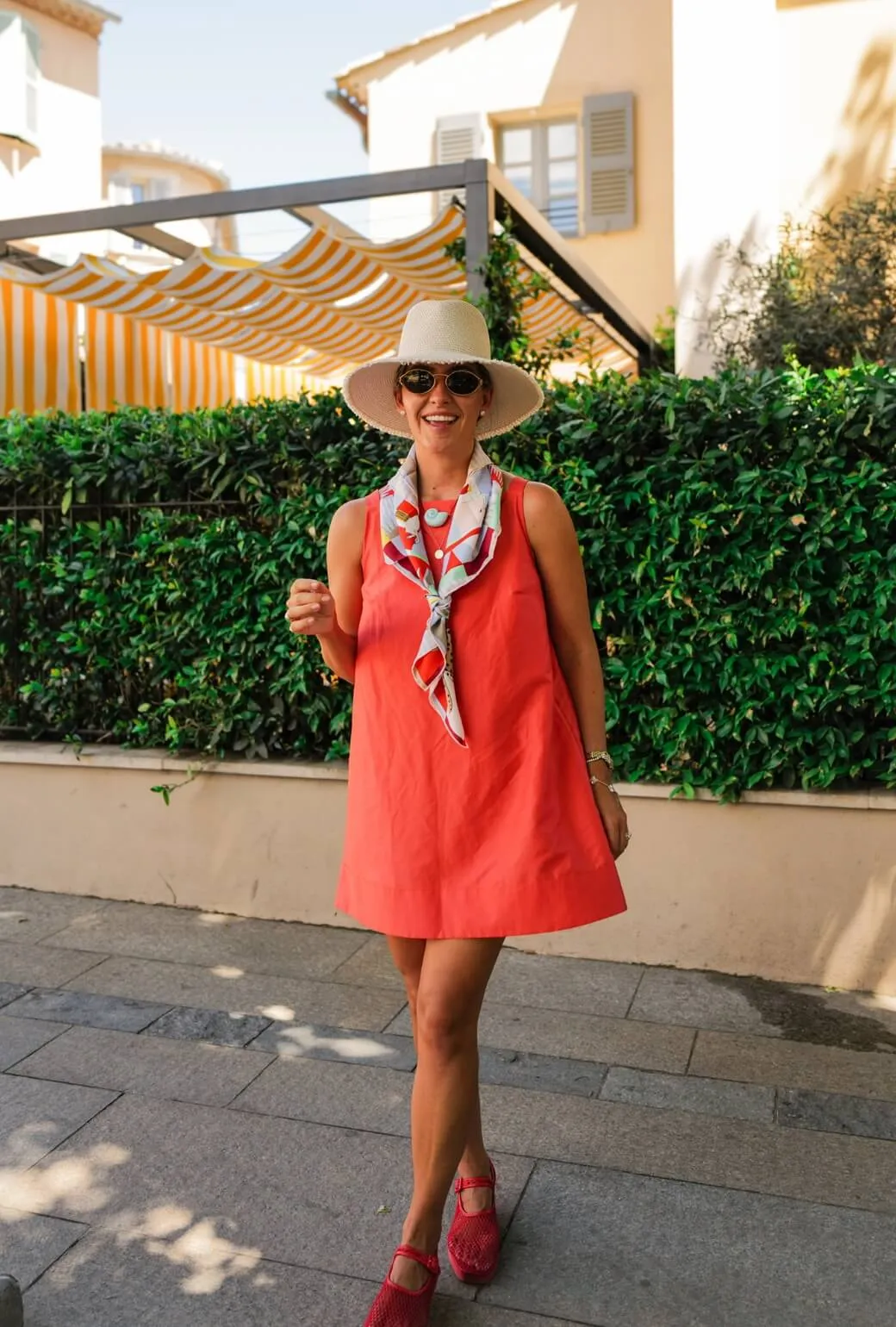 Buru x Megan Stokes The Megan MINI Dress - Coral Twill harmony vibe