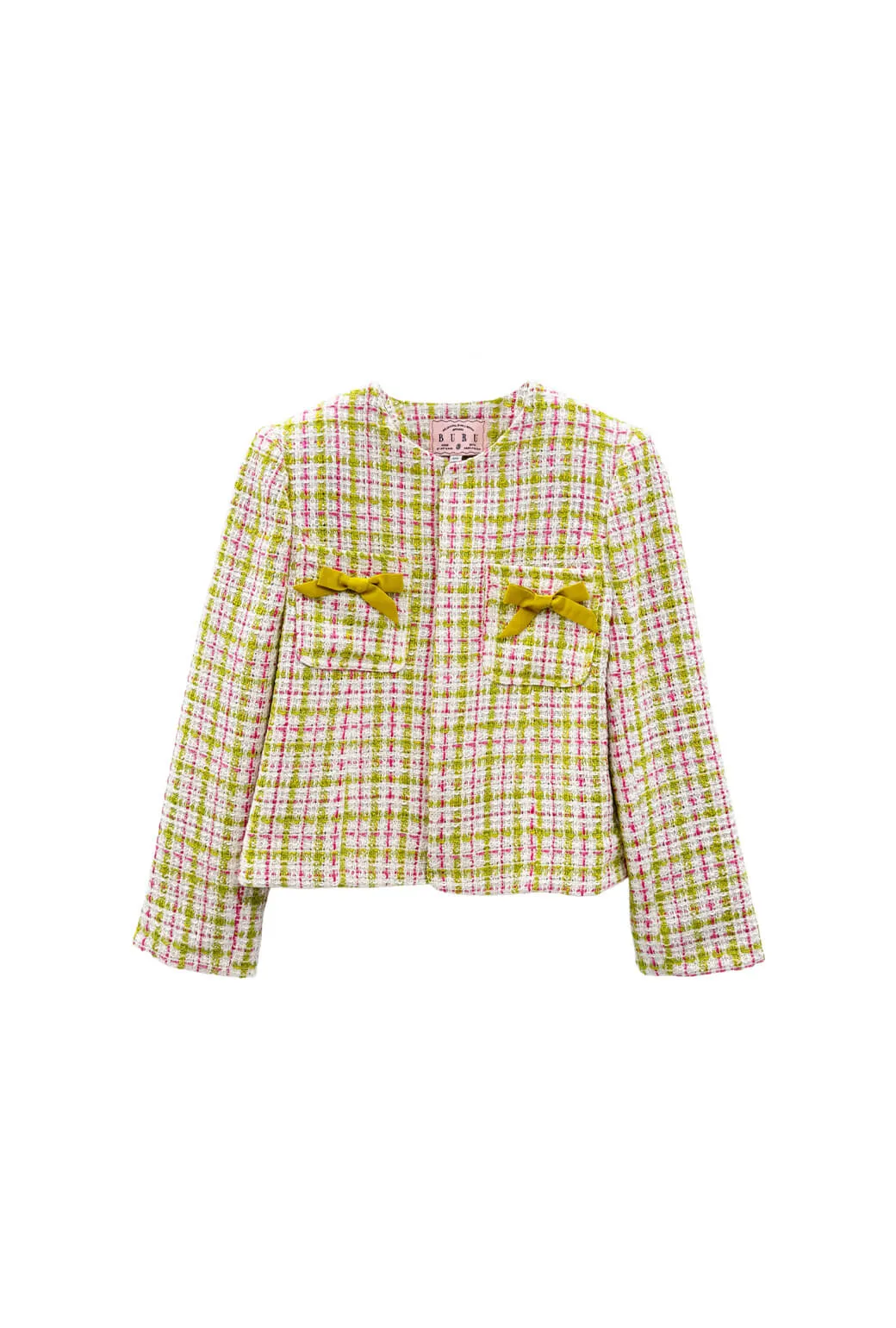 Buru x Old Soul Etiquette Bow Blazer - Spring Tweed chill defense