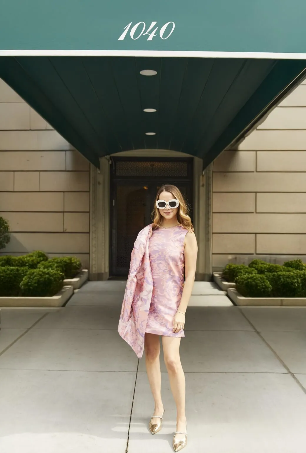 Buru x Old Soul Etiquette Jackie Dress - Lilac Abstract Flamestitch retro charm