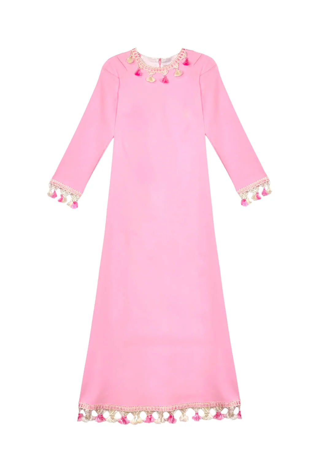 Buru x PBL Astor Gown - Pink Tassel sweet touch