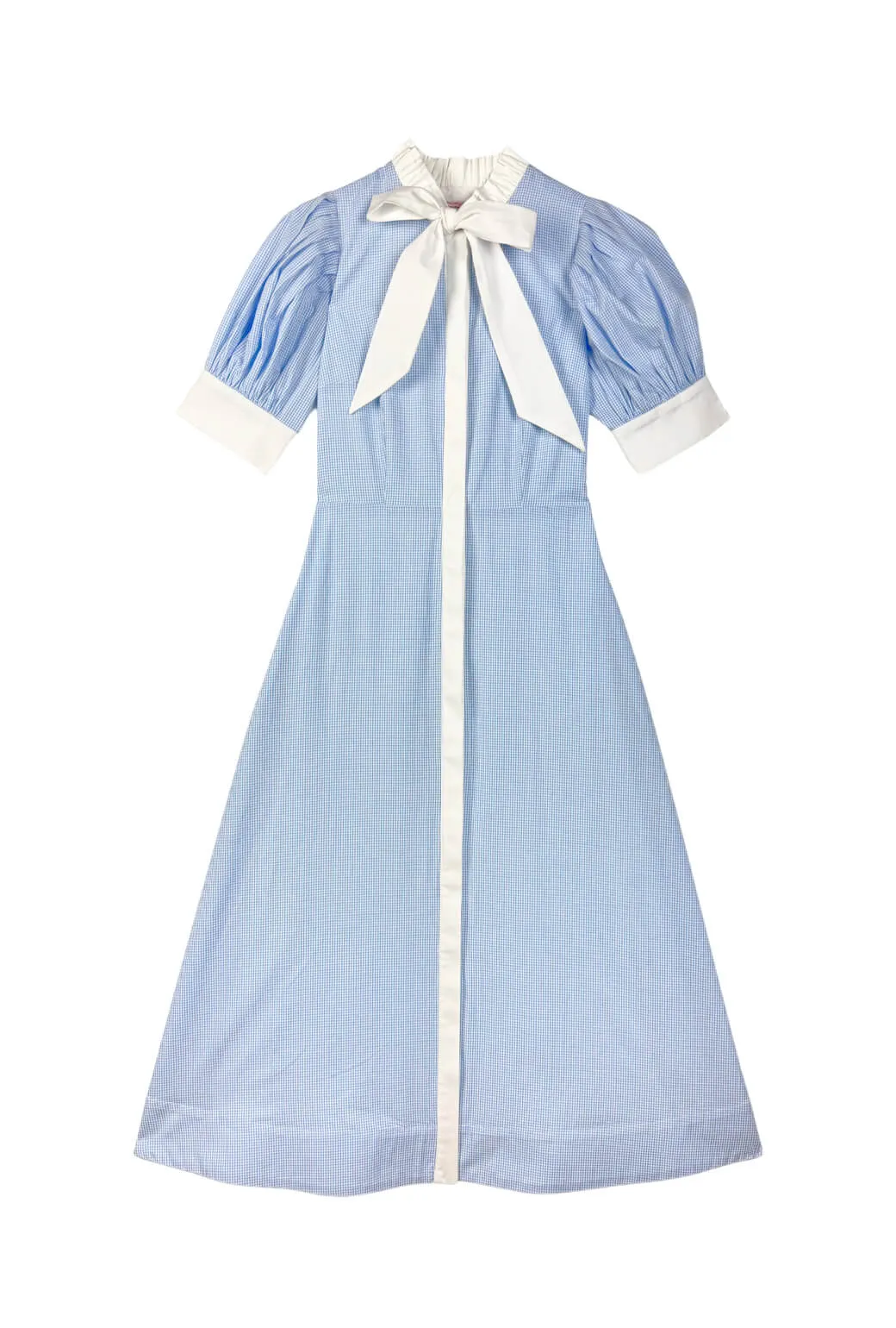 Buru x PBL Beaux Day Gown - Blue Gingham comfy mode