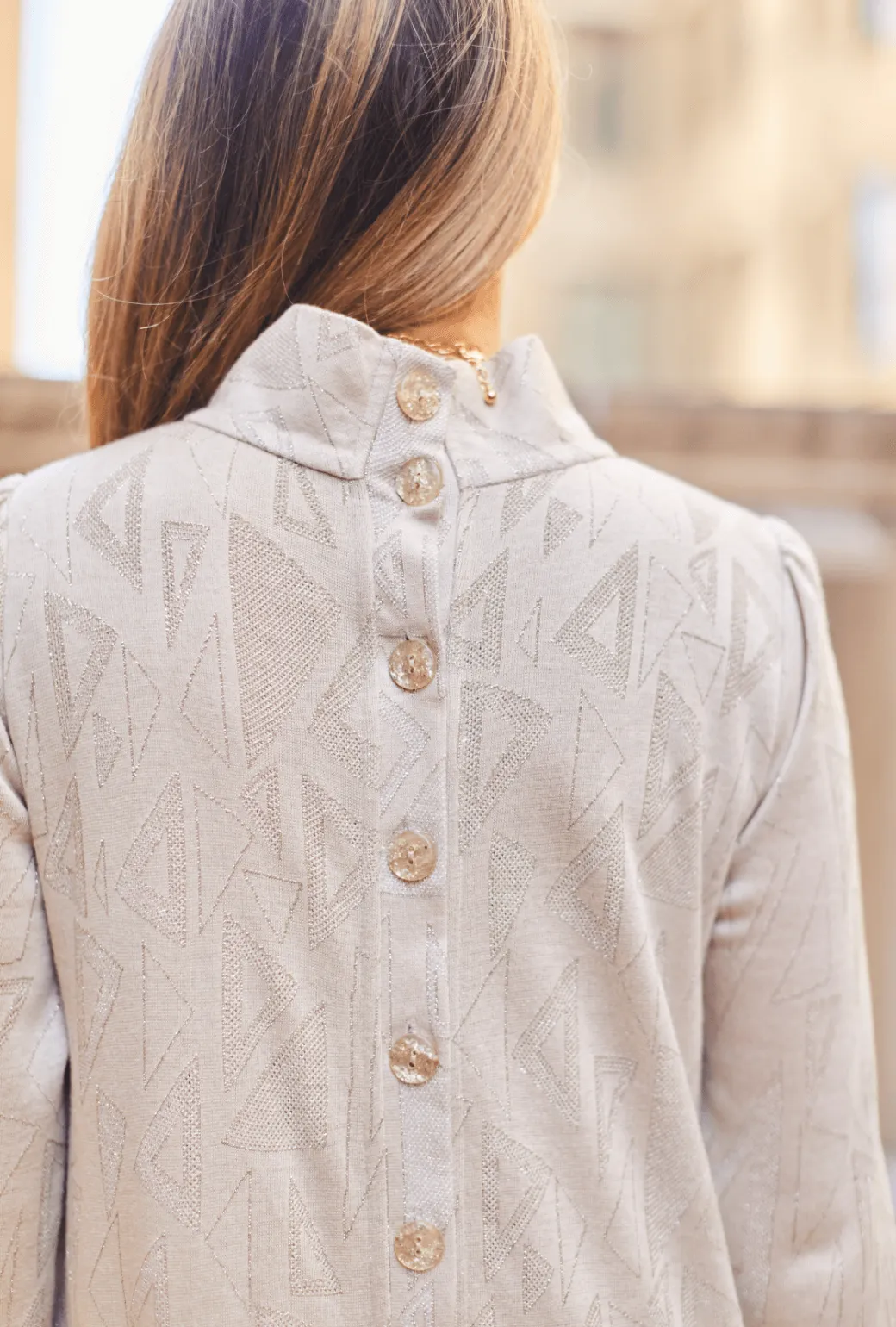 Buru x Tori Mellott - Mod Kaftan - Shimmer Knit soft touch