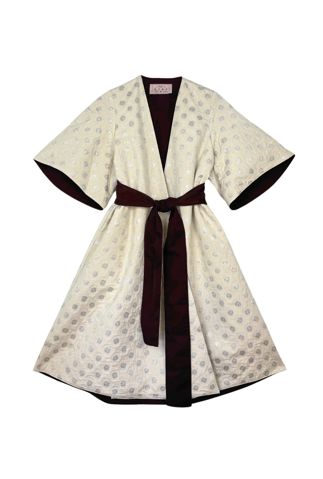 Buru x Tori Mellott The Tori Coat Dress - Silver Dot explore gear