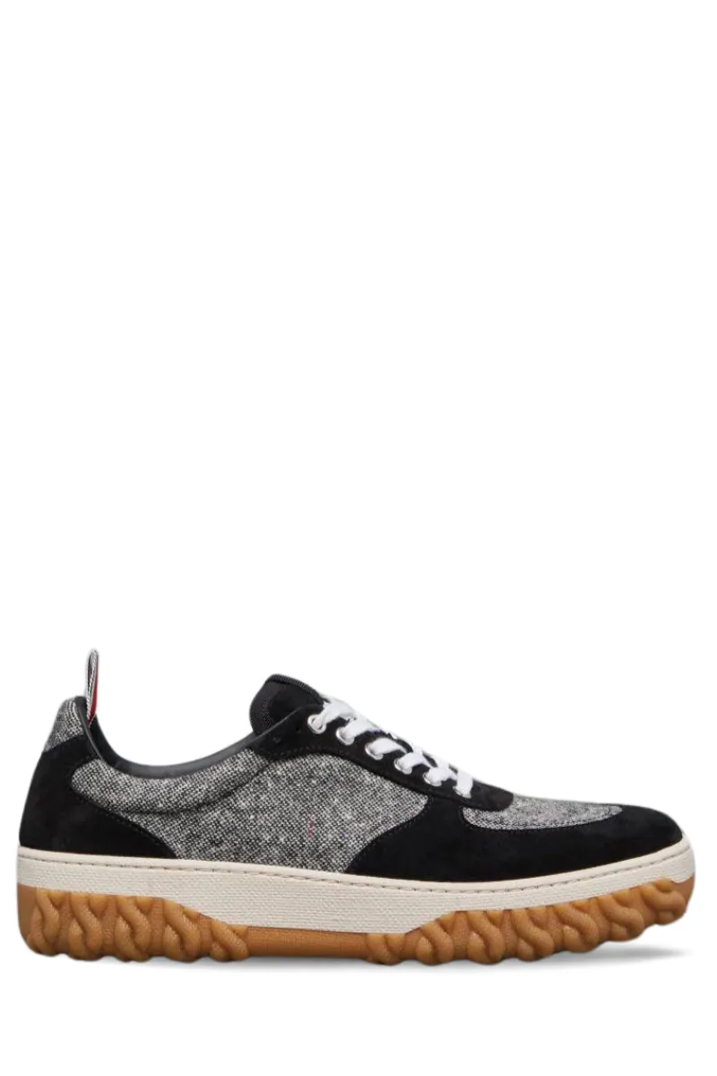 Cable Knit Sole Letterman Trainer urban life