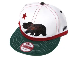 Cali True Bear New Era Snapback Cap White dusk break
