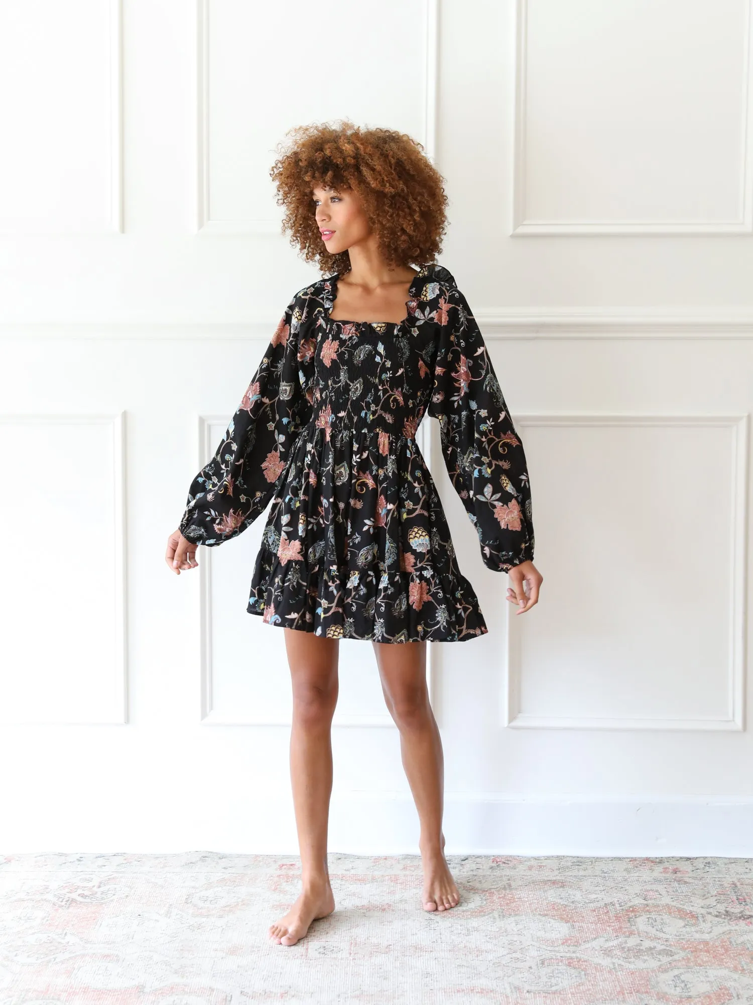 Calista Dress in St Germain timeless shine