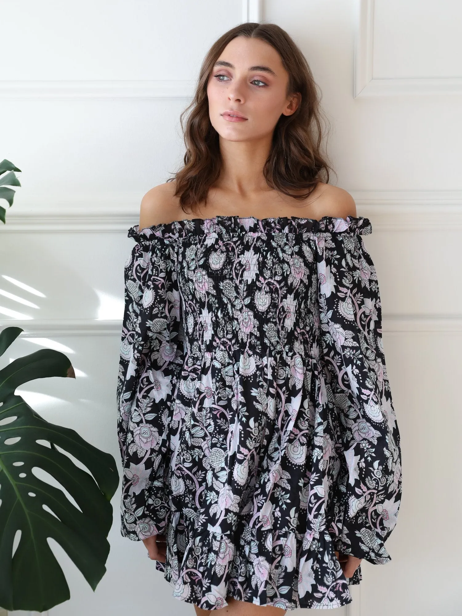 Calista Dress in Tropical Night relaxed wear