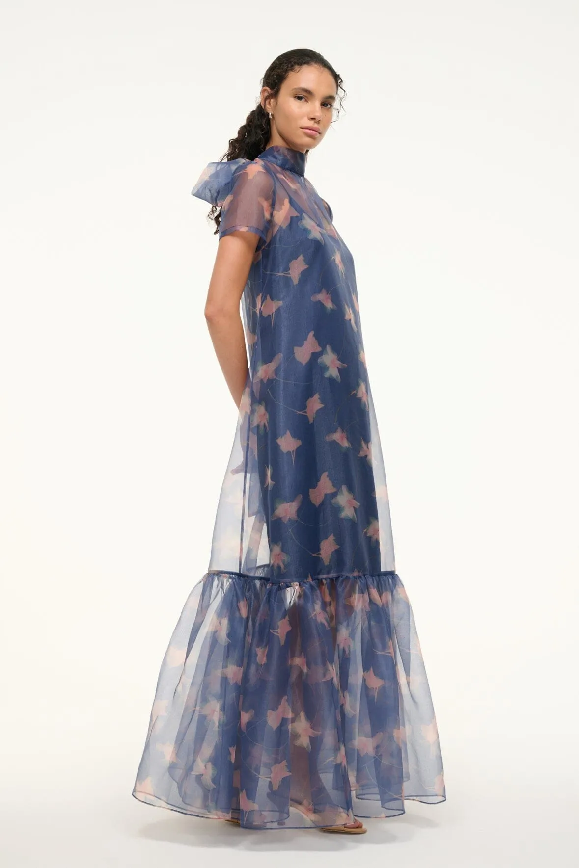 CALLUNA DRESS | BOTANICAL NAVY feel good