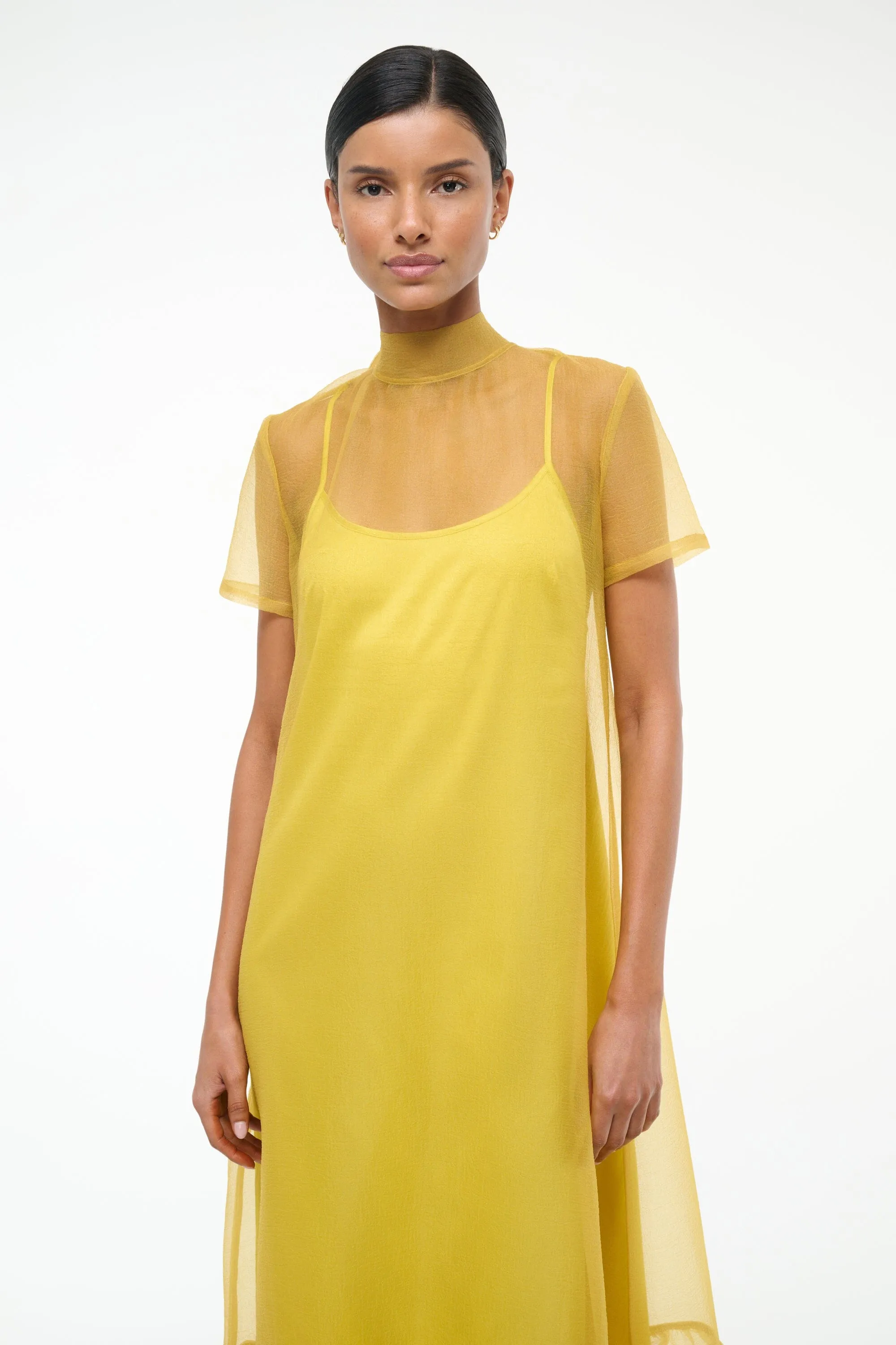 CALLUNA DRESS | CHARTREUSE seasonal vibe