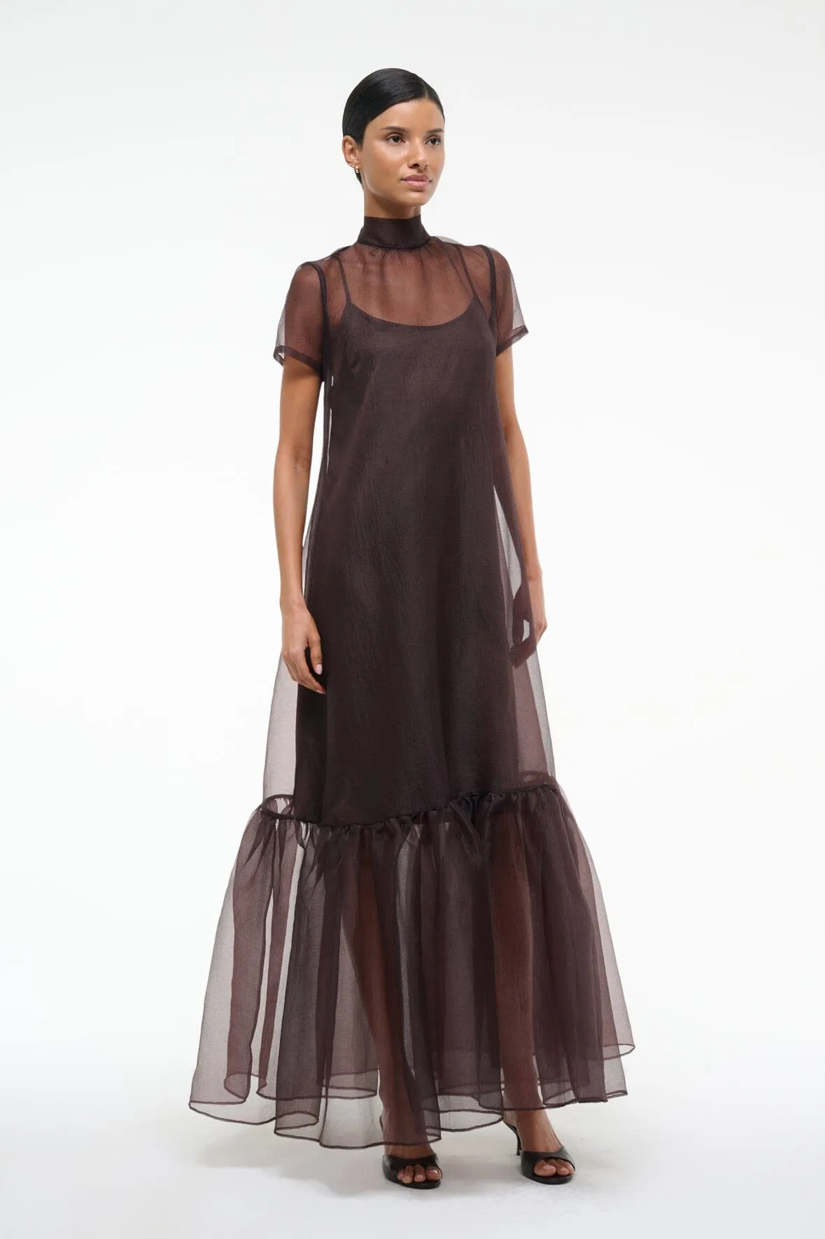 CALLUNA DRESS | EARTH polished edge