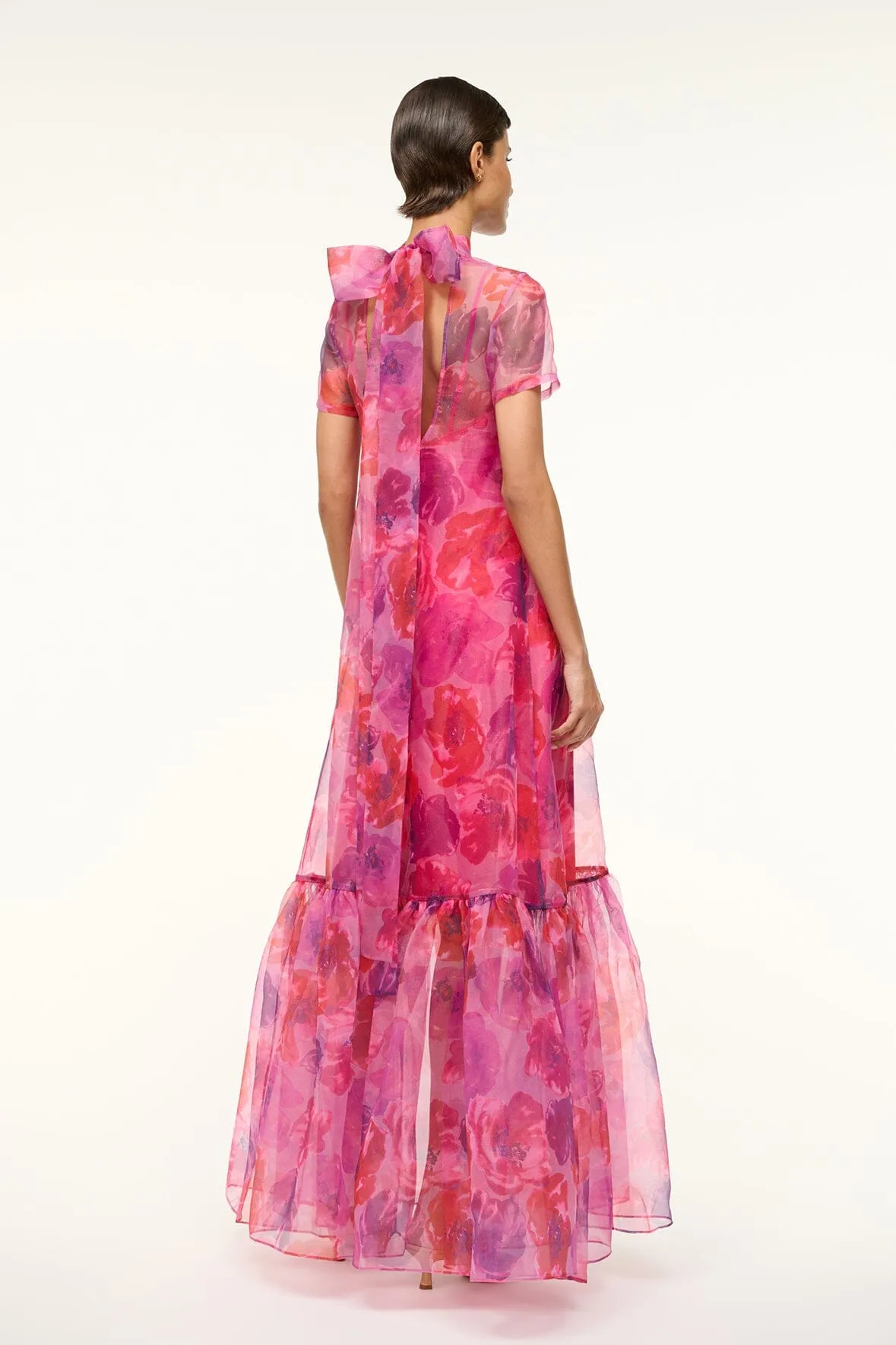 CALLUNA DRESS | MAGENTA PAINTED FLORAL cozy edit