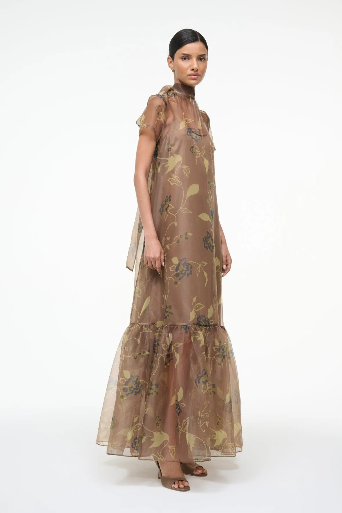CALLUNA DRESS | VINTAGE FLORAL mix tone