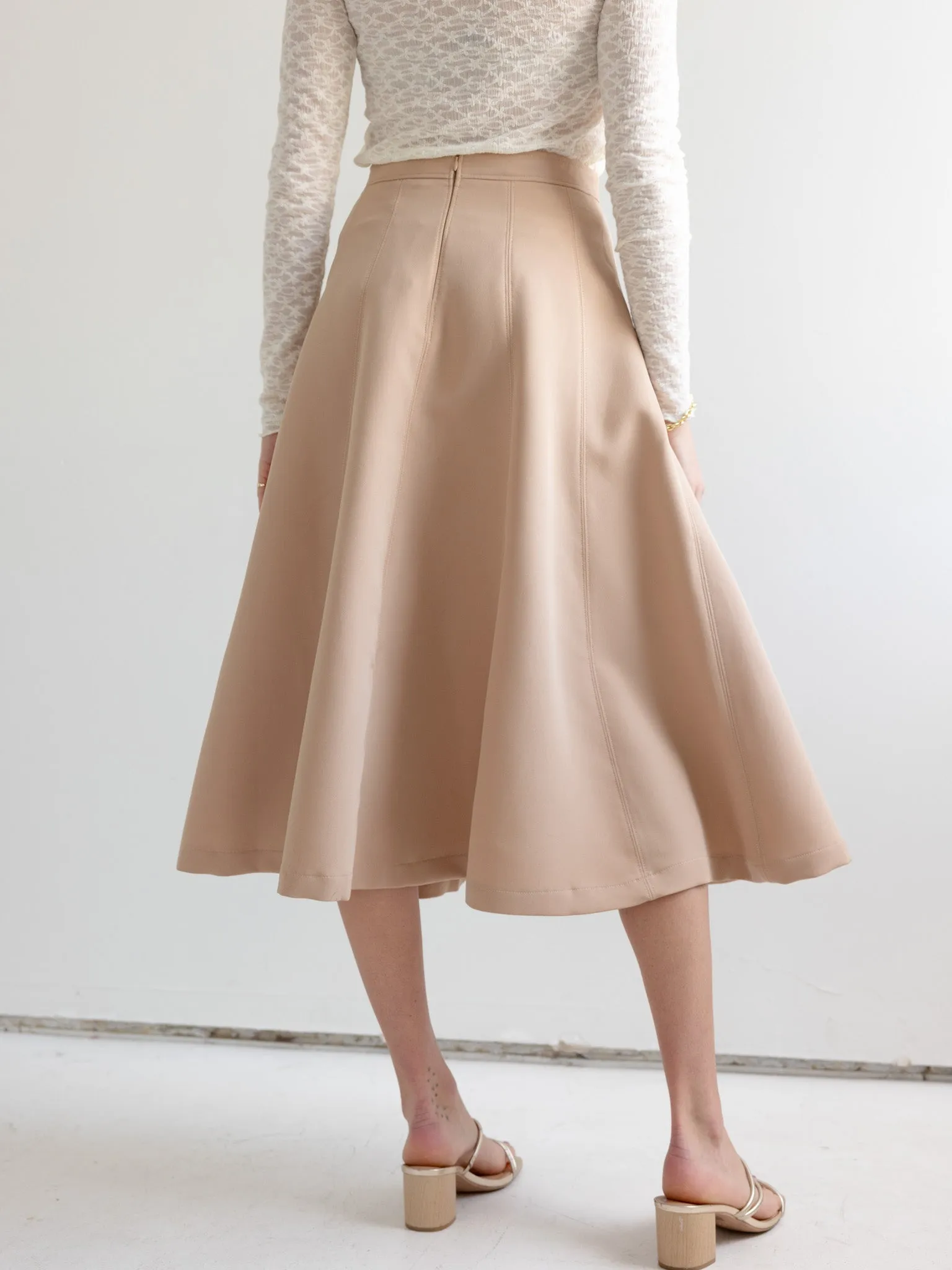 Camel Midi Skirt emotion link