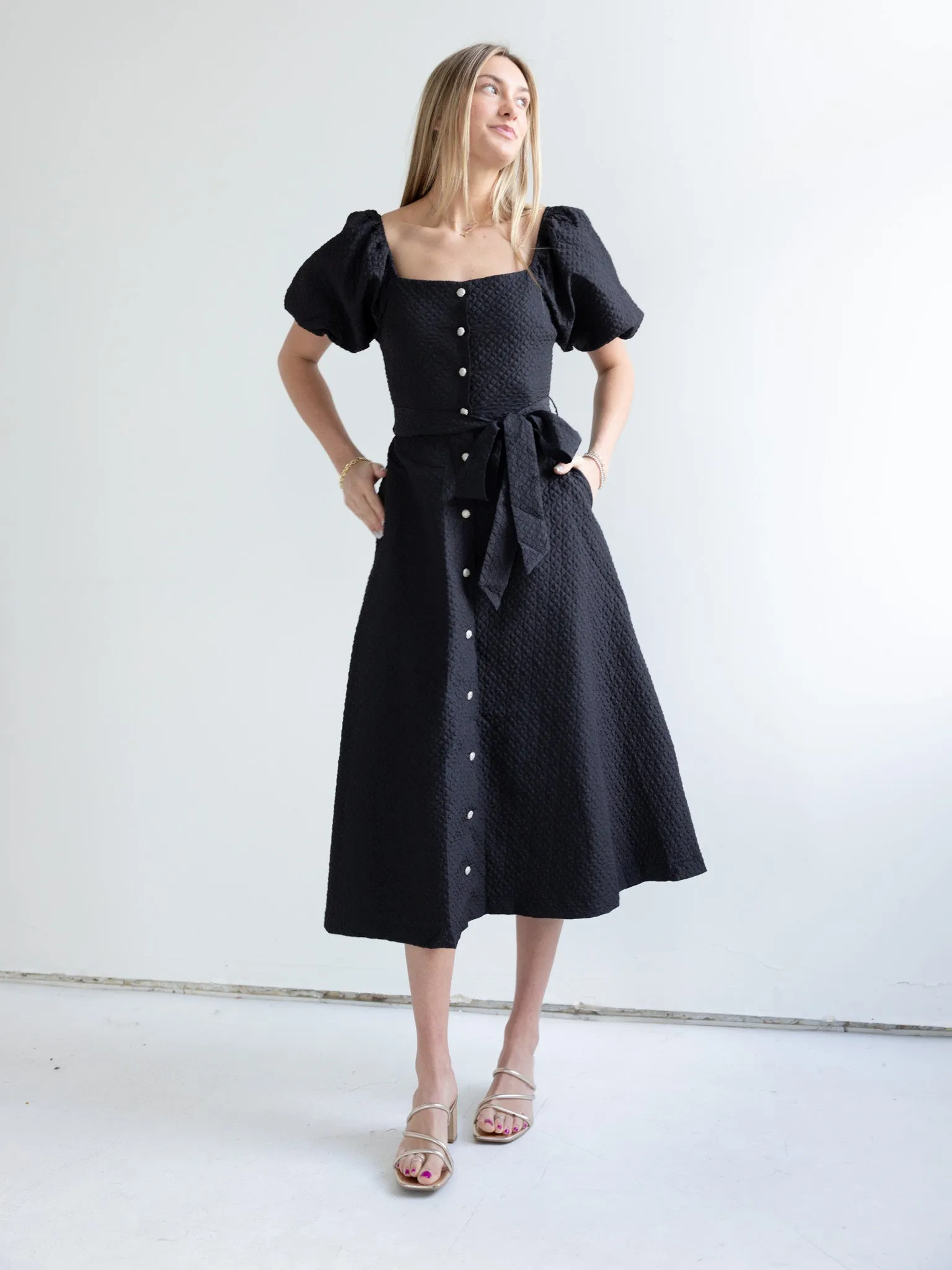 Camille Midi Dress modern edge