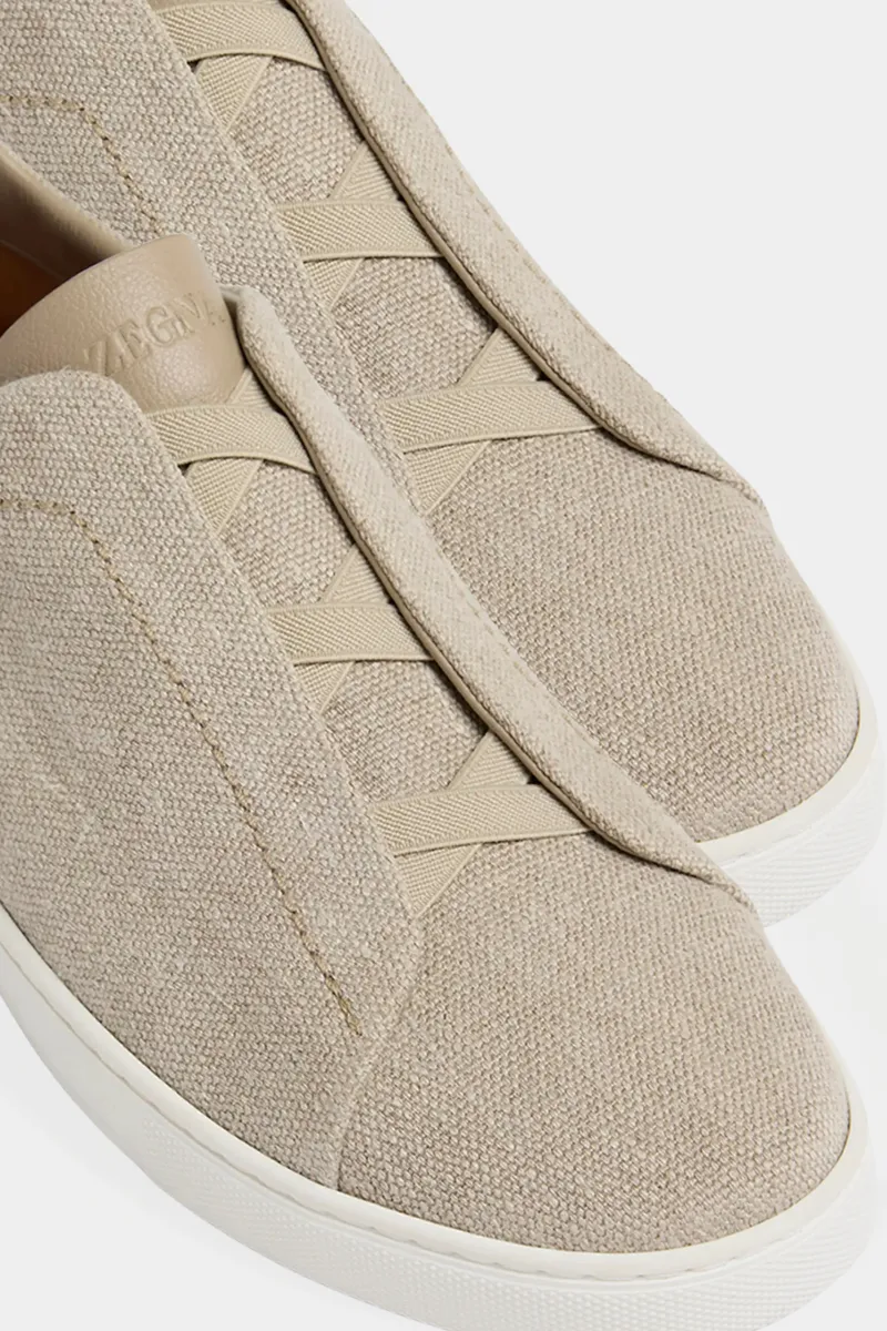 Canvas Triple Stitch Sneakers comfort foot