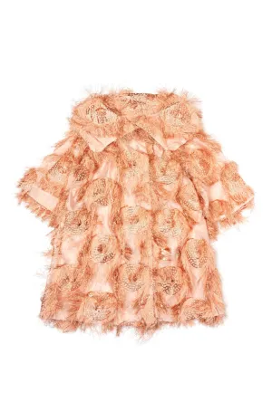Car Coat - Rose Gold Eyelash crisp lines