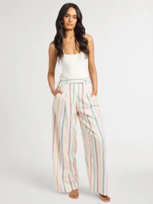 Cara Pant in Mallorca Stripe smart casual