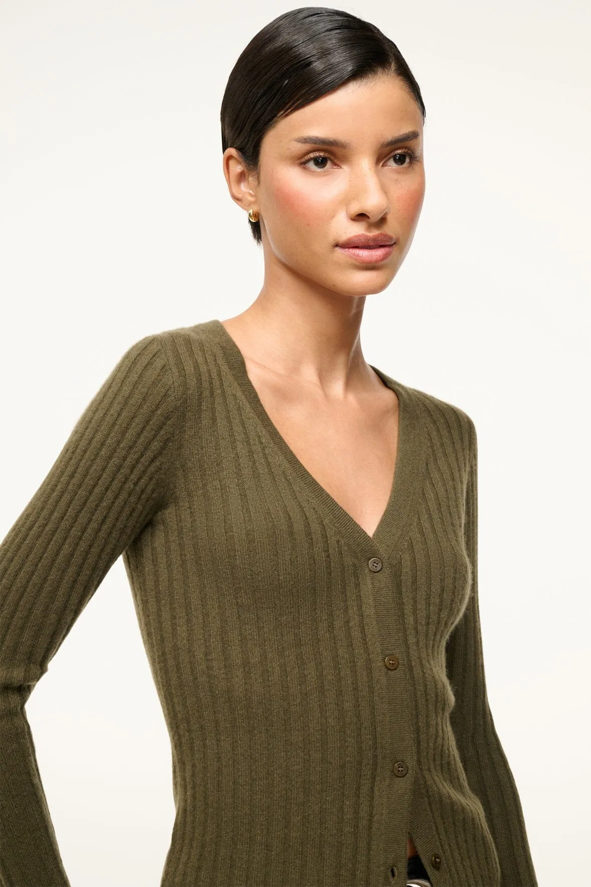 CARGO CASHMERE SWEATER | DARK OLIVE Gentle Touch