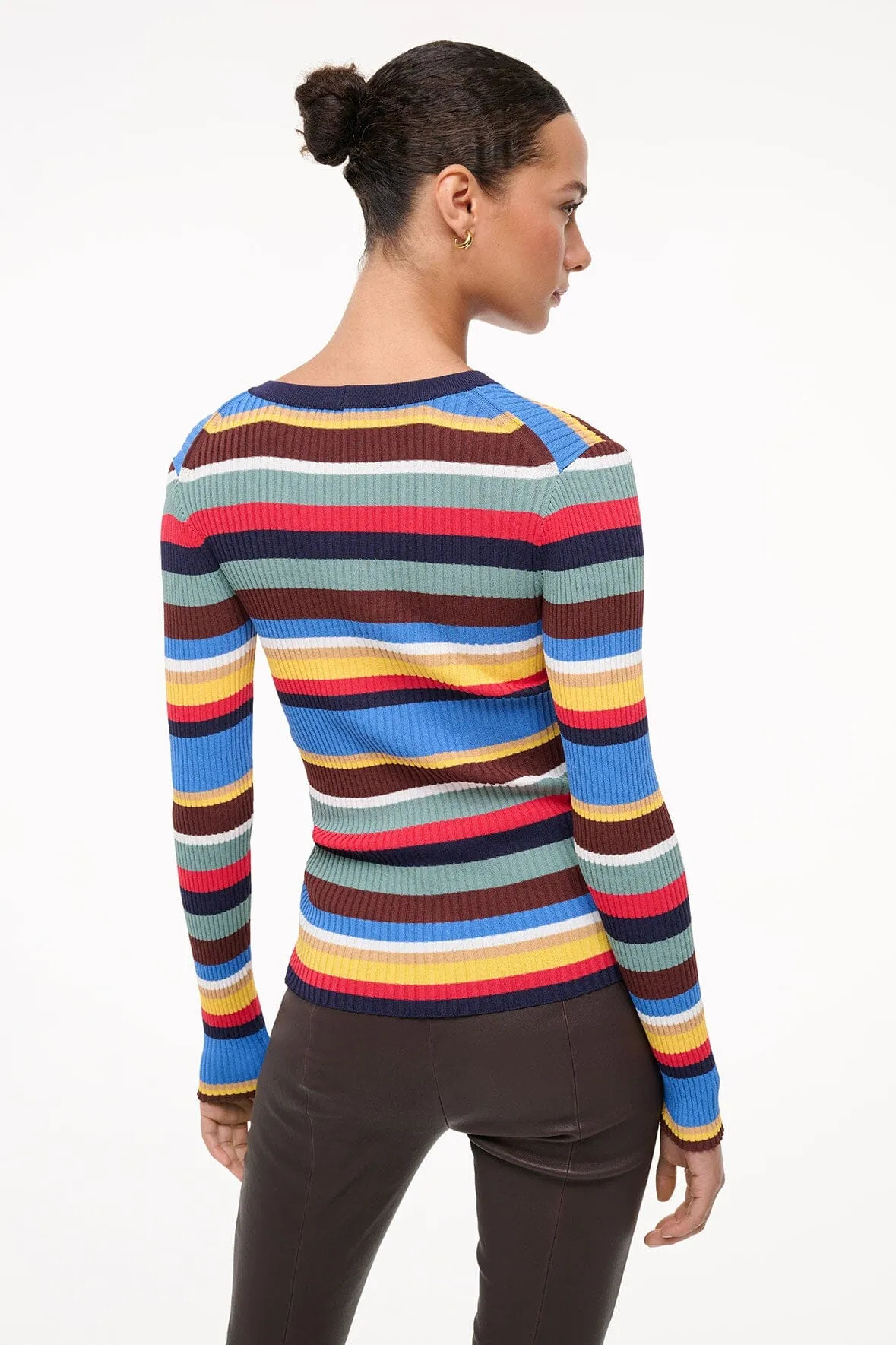CARGO SWEATER | MARKET STRIPE Layer Wear