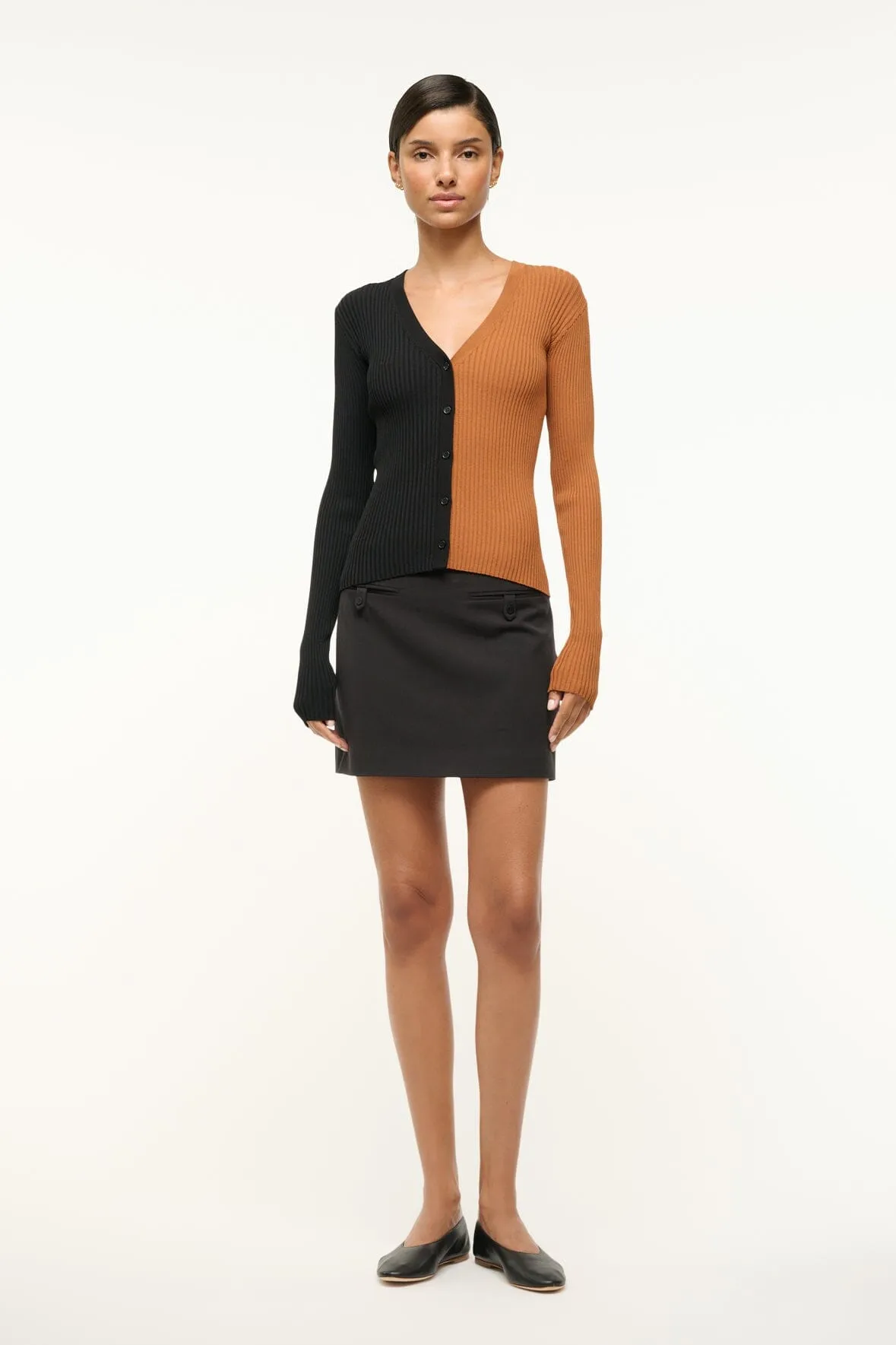 CARGO SWEATER | TAN BLACK Street Chill