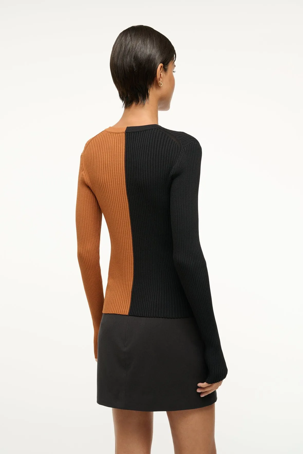 CARGO SWEATER | TAN BLACK Layer Wear