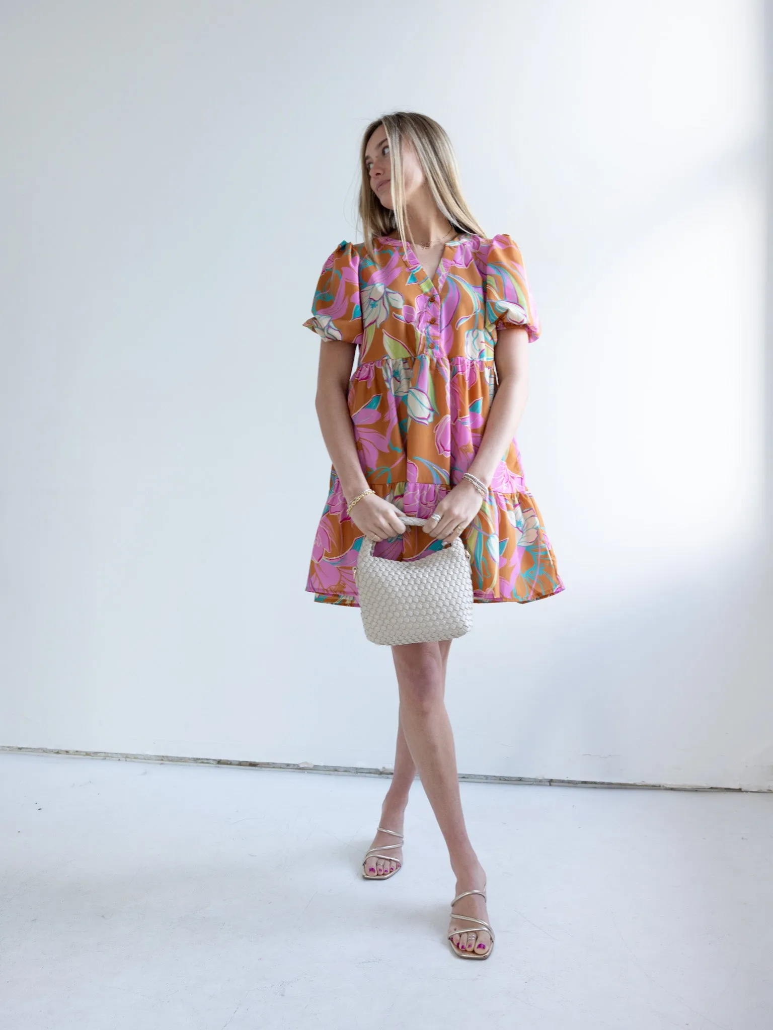 Cari Mini Dress cool mix