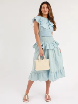 Carla Skirt In Denim Blue night charm