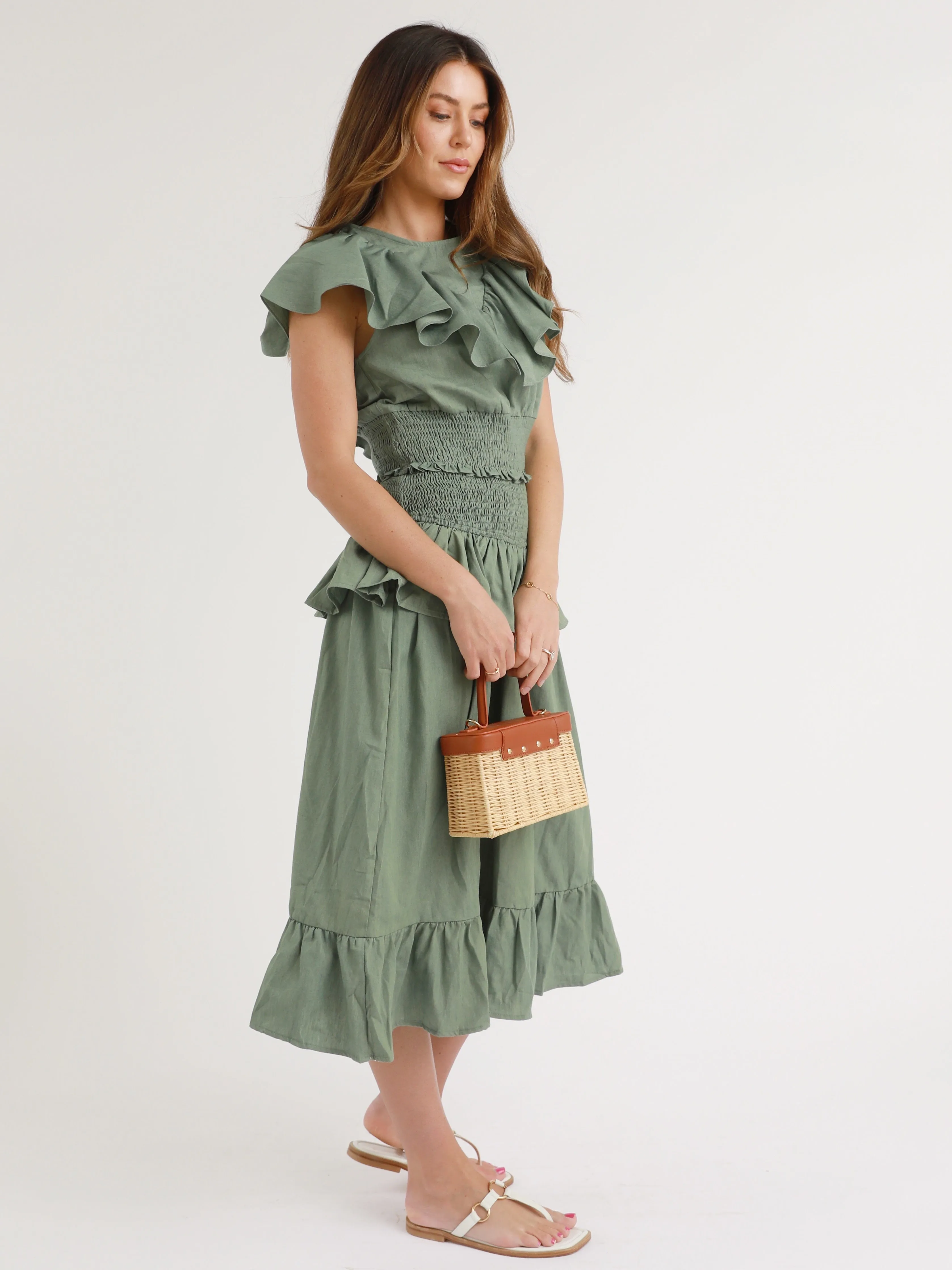 Carla Skirt In Olive style pick