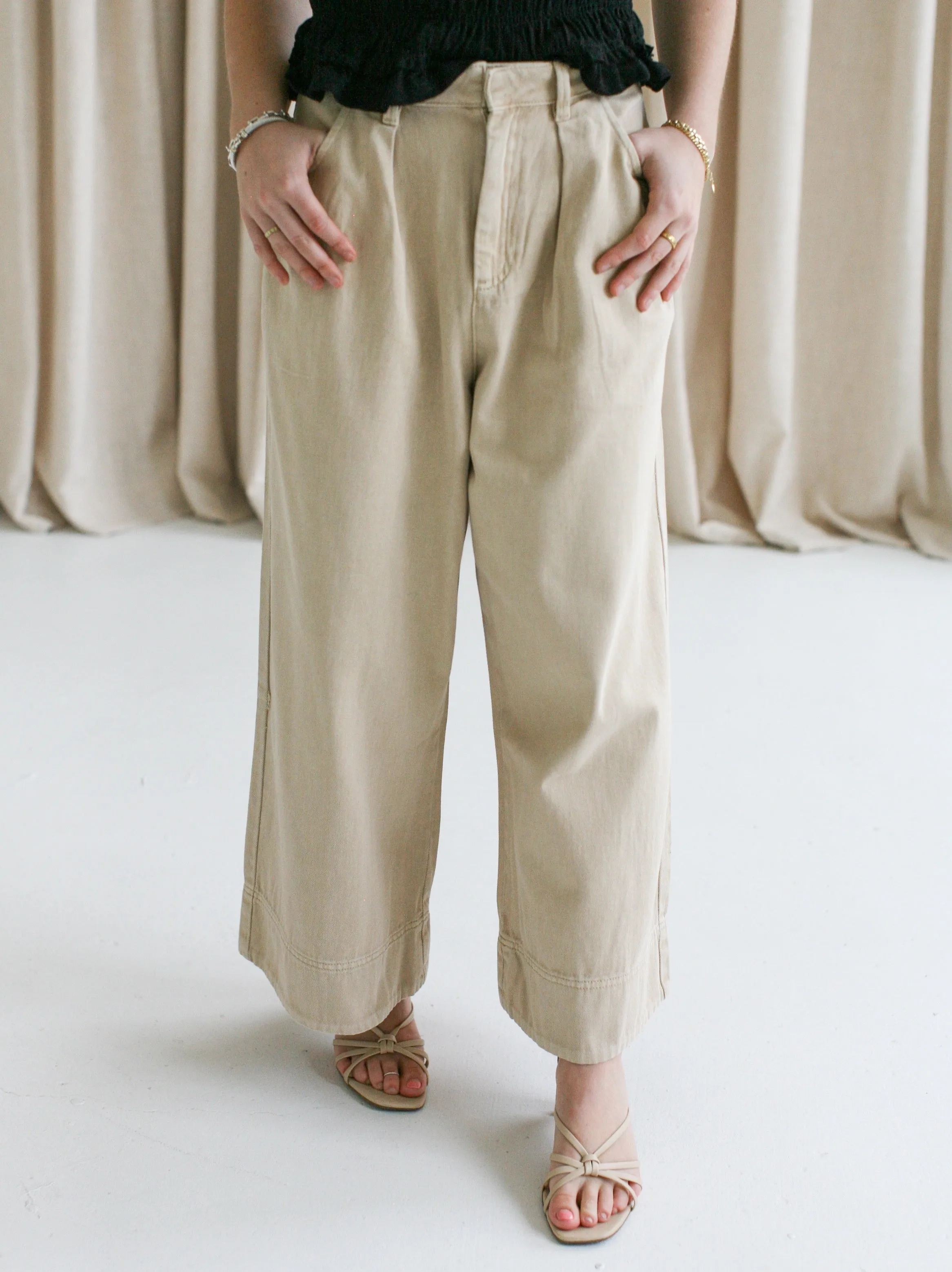Carley Pleated Pant multi function