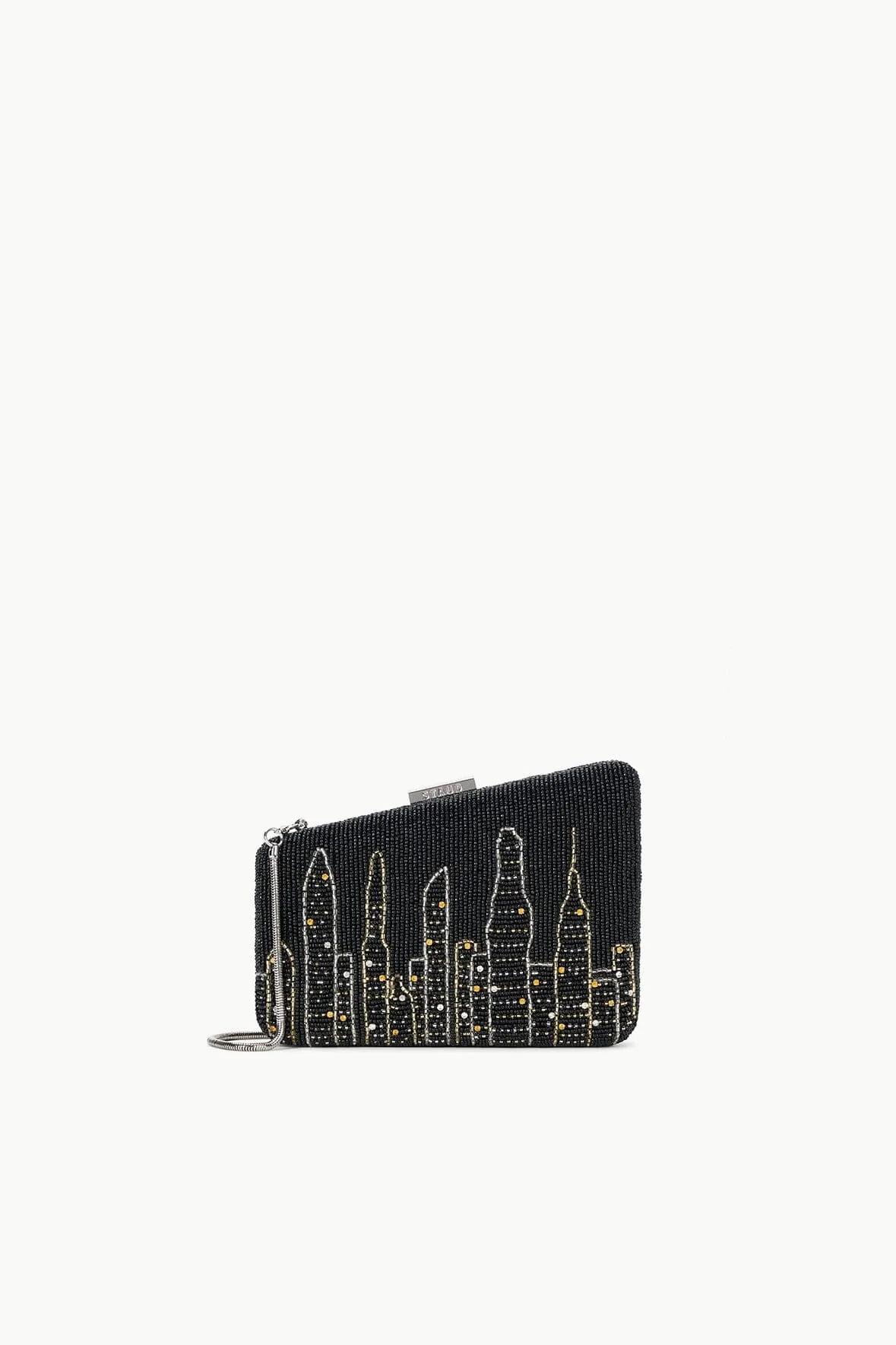 CARMELLA BEADED CLUTCH | NYC SKYLINE fashion edge