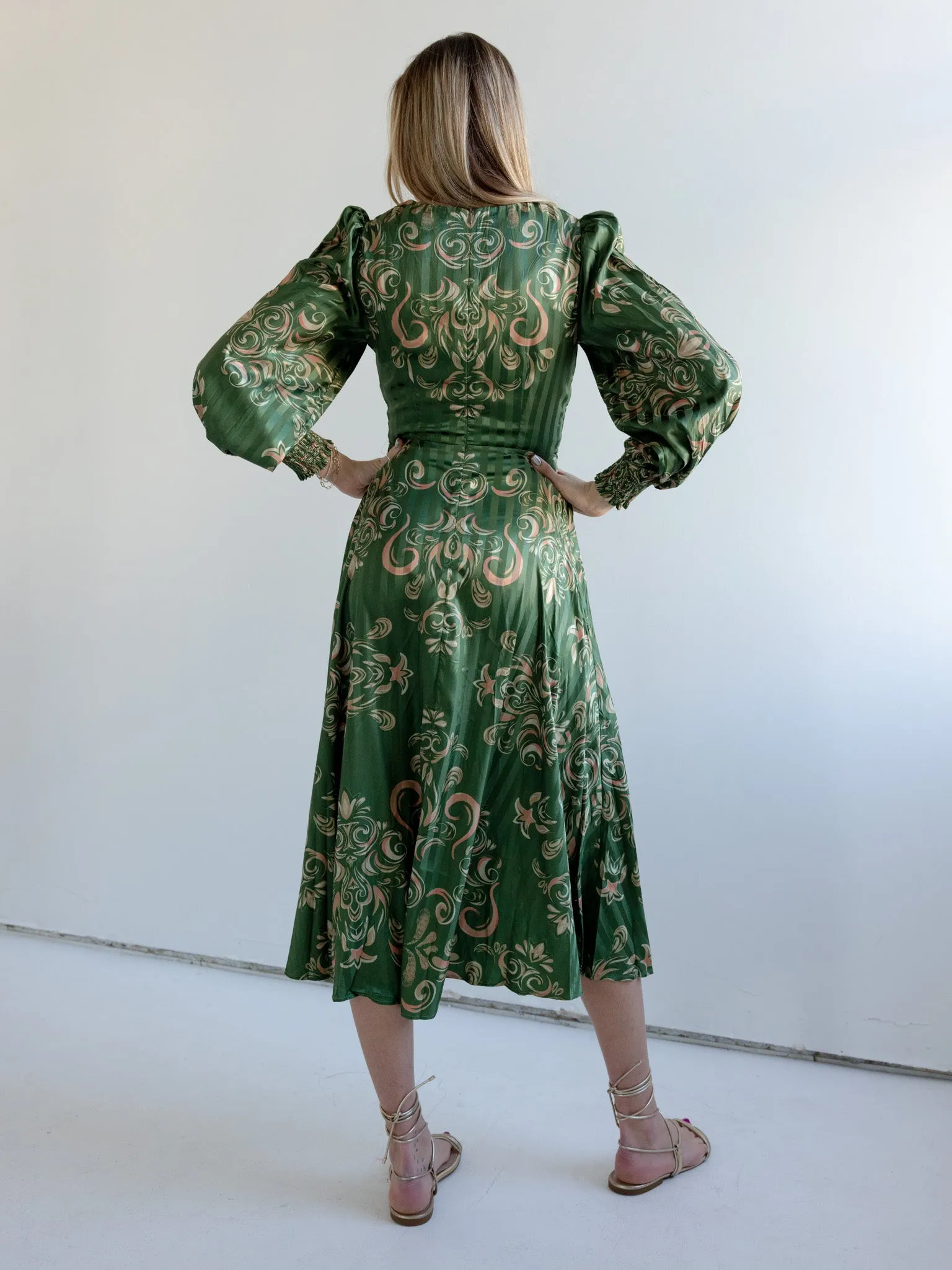 Caroline Midi Dress soft glam